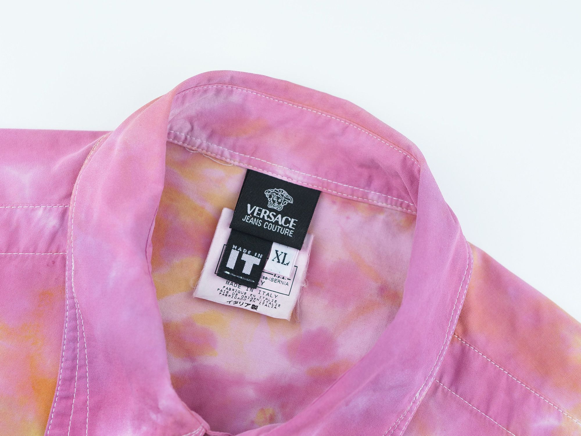 Versace Versace color dye custome shirt Size US XL / EU 56 / 4 - 3 Thumbnail