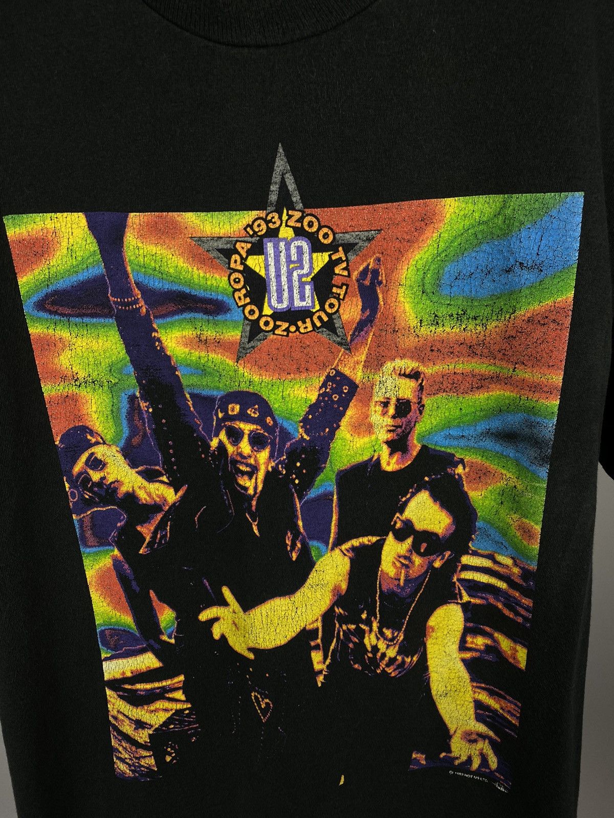 Band Tees U2 1993 T-shirt band tees vintage black size XL Size US XL / EU 56 / 4 - 3 Thumbnail
