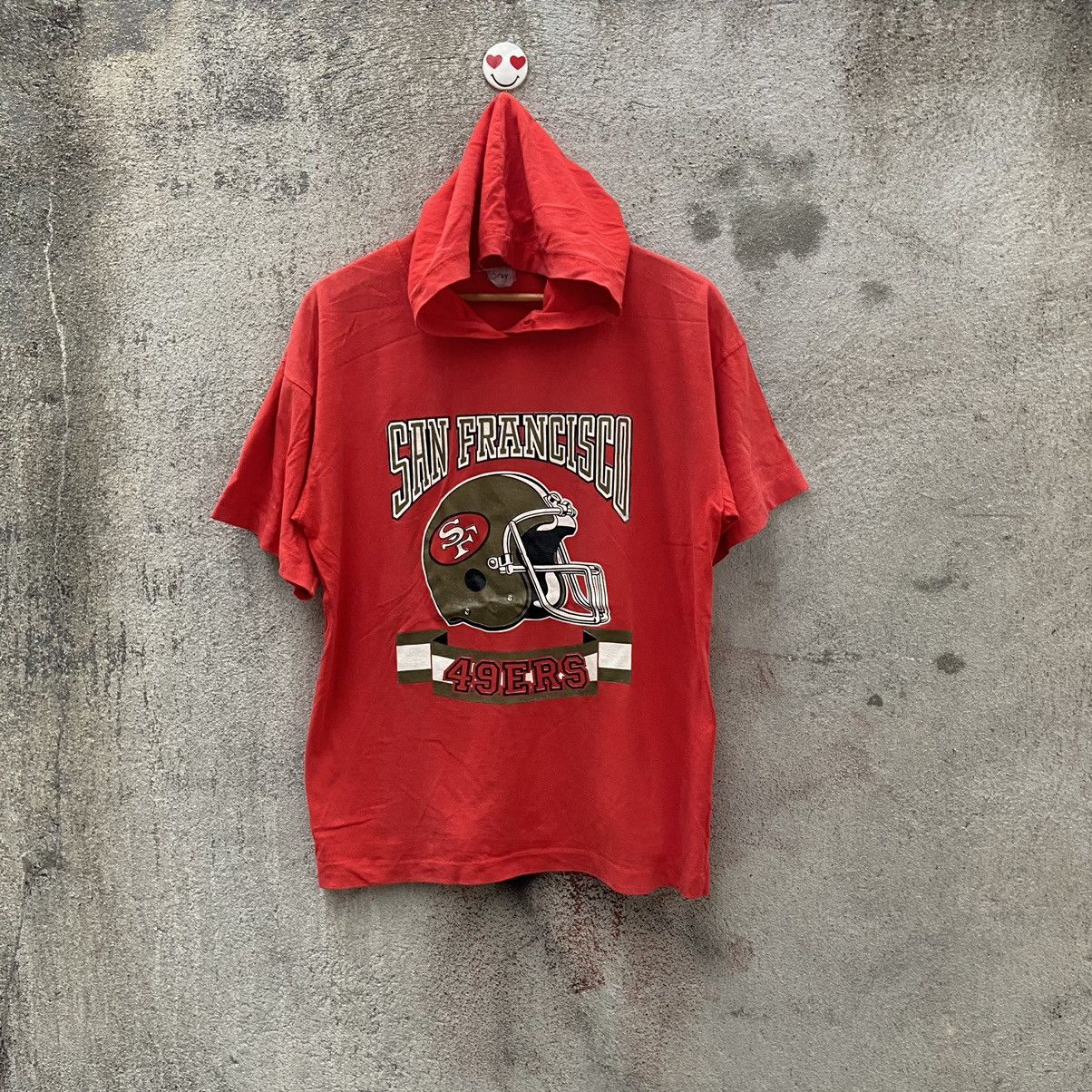 NFL Vintage 90s san francisco 49ers tshirt hoodie Size US L / EU 52-54 / 3 - 1 Thumbnail