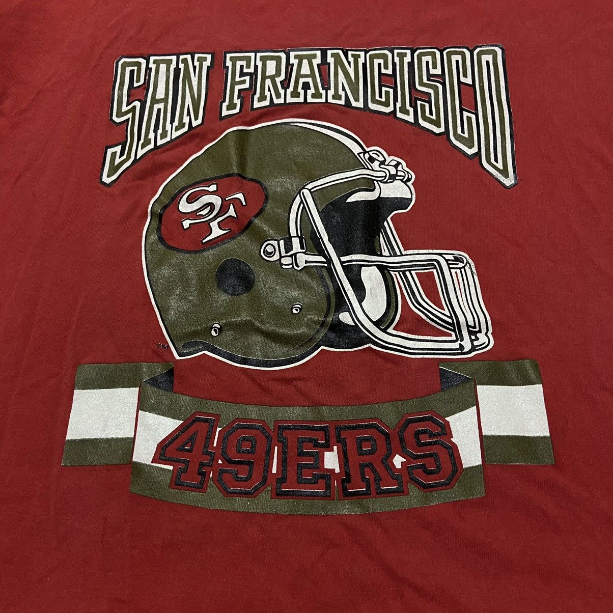 NFL Vintage 90s san francisco 49ers tshirt hoodie Size US L / EU 52-54 / 3 - 2 Thumbnail