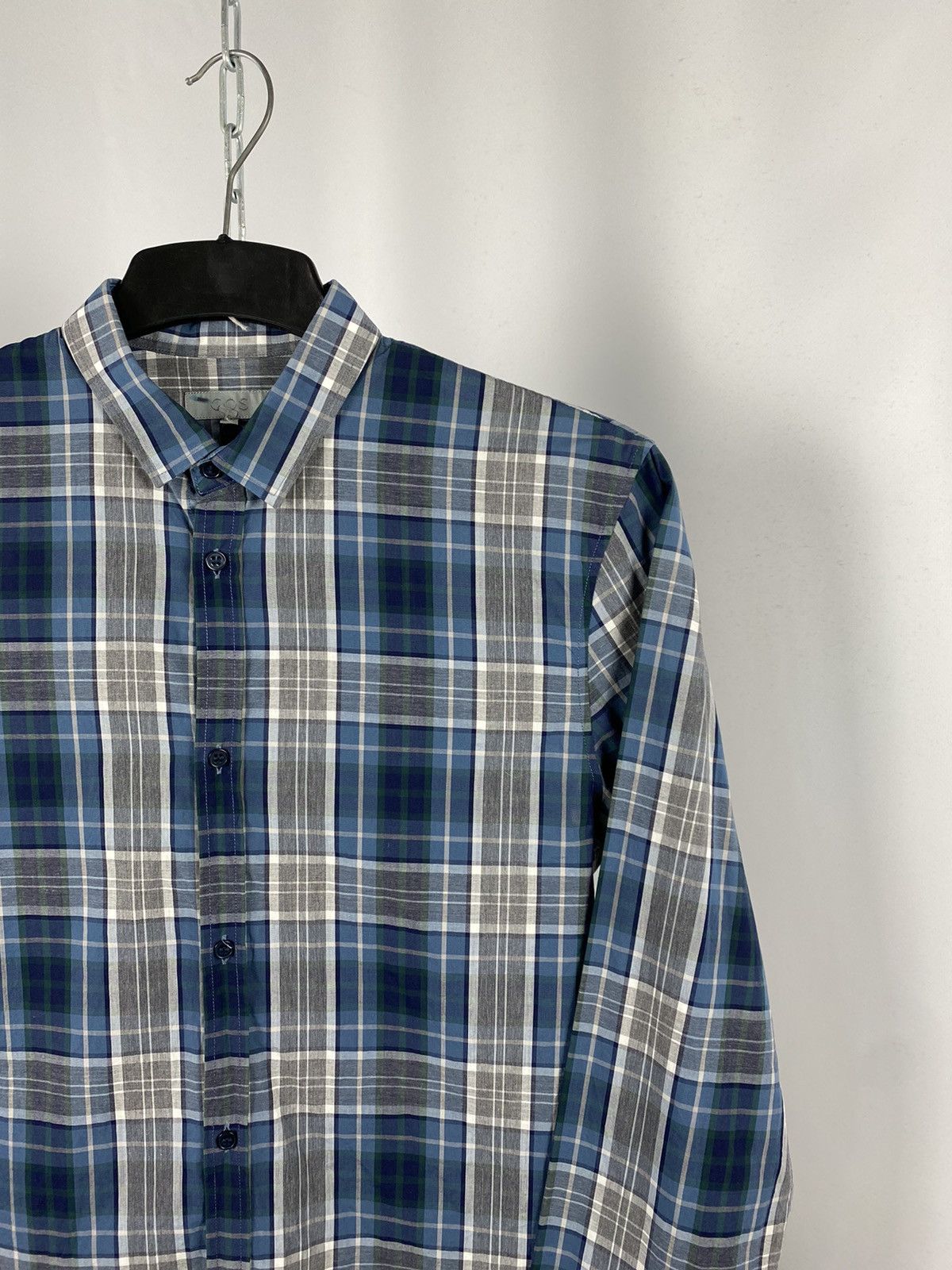 Cos Cos shirt long sleeve blue gray streetwear size S Size US S / EU 44-46 / 1 - 2 Thumbnail
