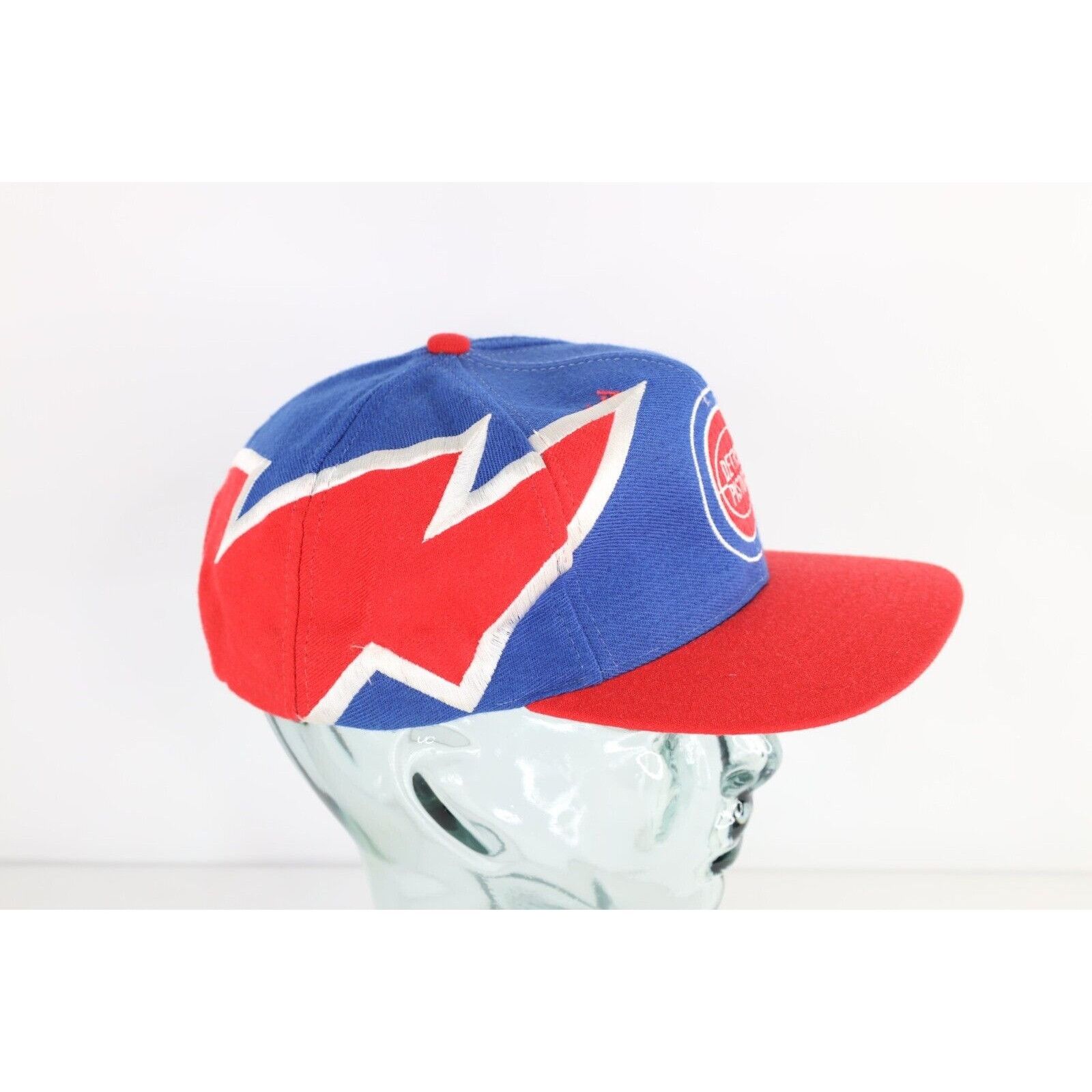 Vintage Vintage 90s Detroit Pistons Basketball Lightning Bolt Hat Size ONE SIZE - 2 Thumbnail