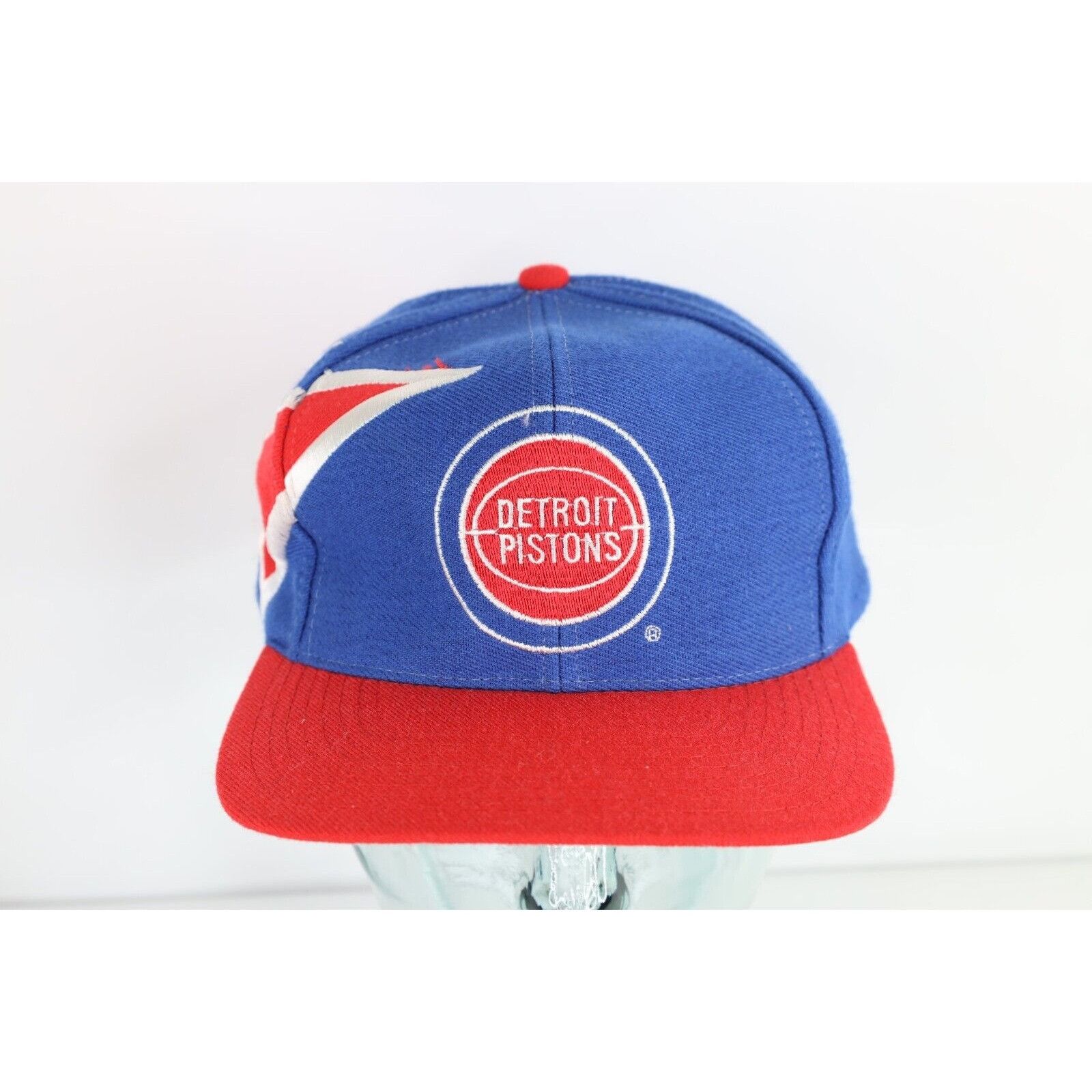 Vintage Vintage 90s Detroit Pistons Basketball Lightning Bolt Hat Size ONE SIZE - 1 Thumbnail