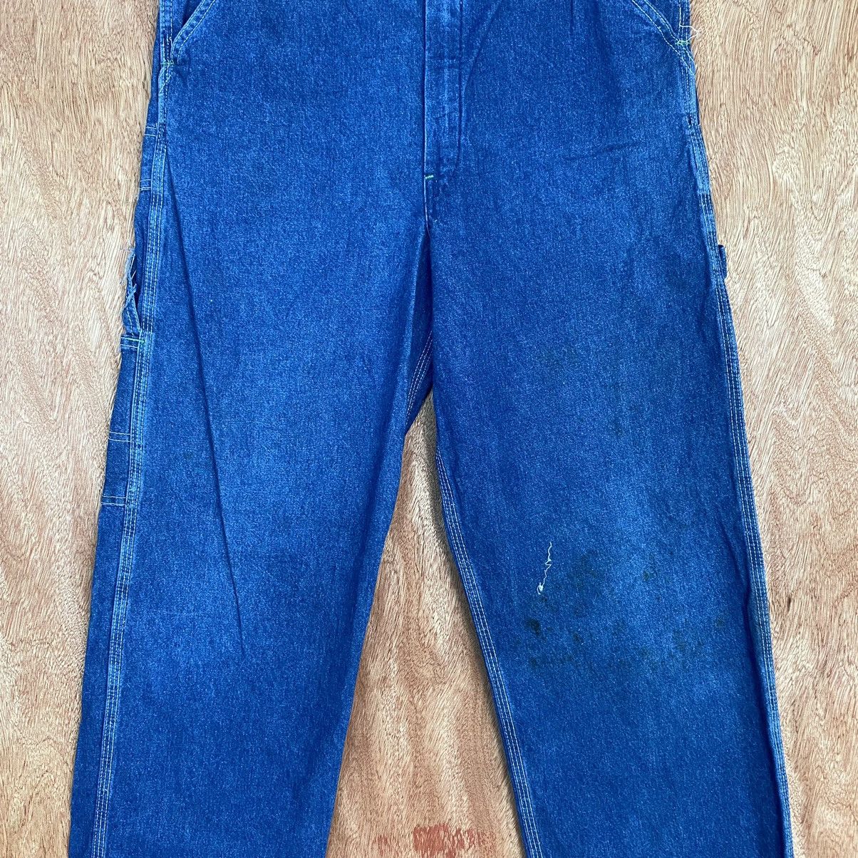 Oshkosh OshKosh distressed Denim painter half overall Pants #c801 Size US 30 / EU 46 - 4 Thumbnail