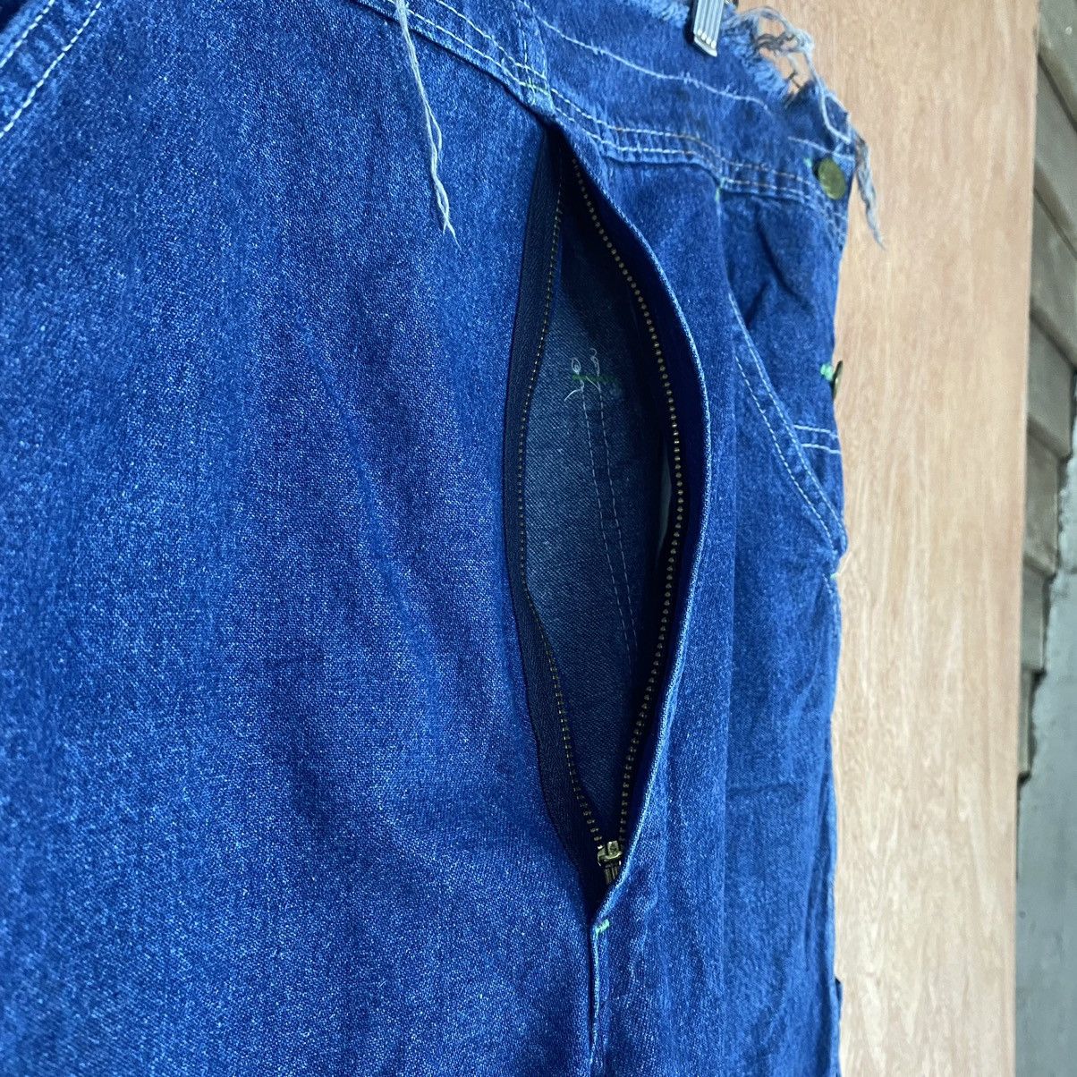 Oshkosh OshKosh distressed Denim painter half overall Pants #c801 Size US 30 / EU 46 - 7 Thumbnail