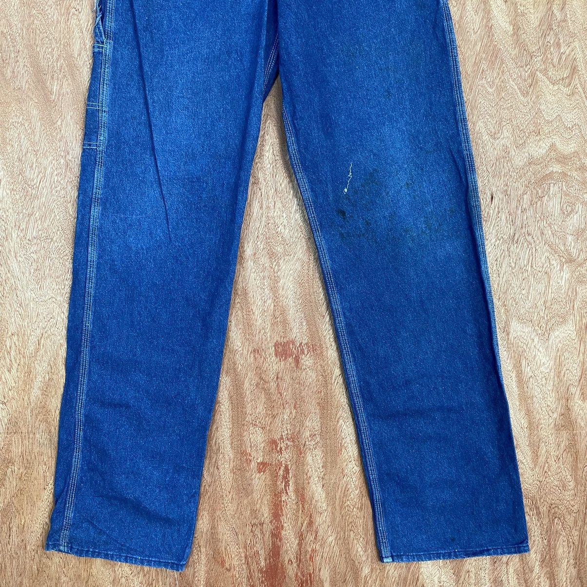 Oshkosh OshKosh distressed Denim painter half overall Pants #c801 Size US 30 / EU 46 - 3 Thumbnail