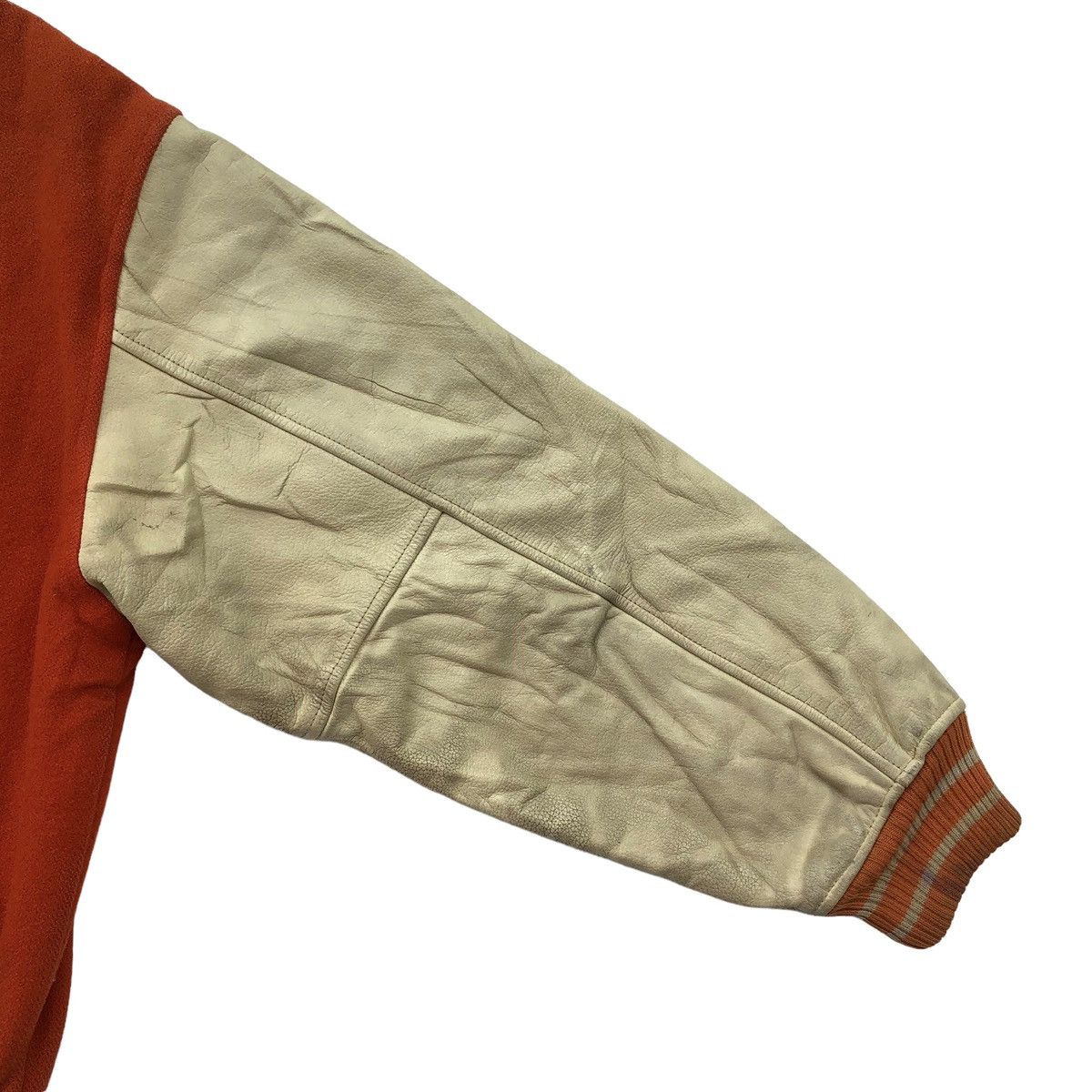 Vintage Vintage Scene World Union Wool Leather Jacket Size US L / EU 52-54 / 3 - 17 Thumbnail