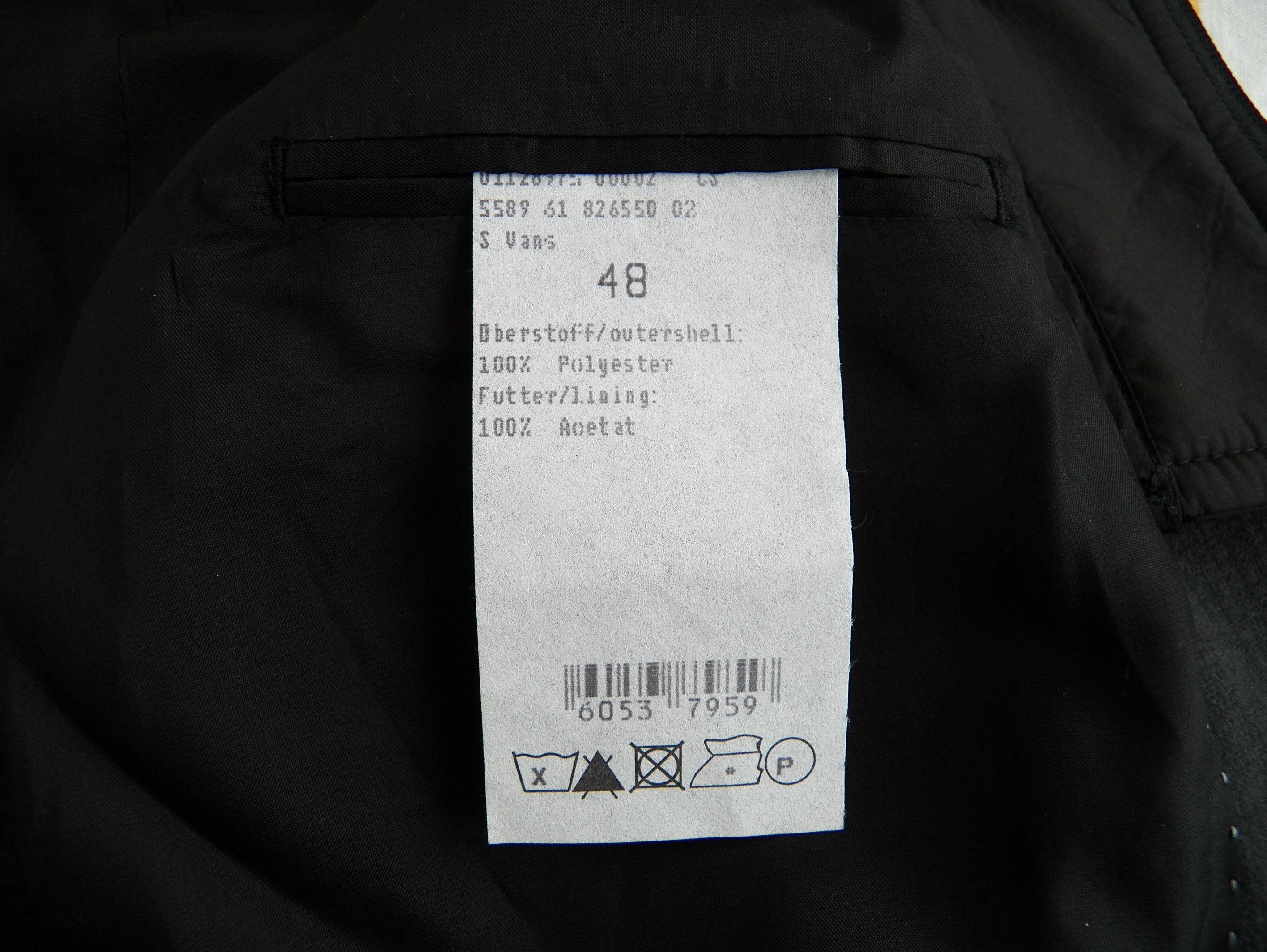 Vintage J.Philipp MENS JACKET SPORTCOAT blazer Zip Insert Belara Size 38R - 5 Thumbnail
