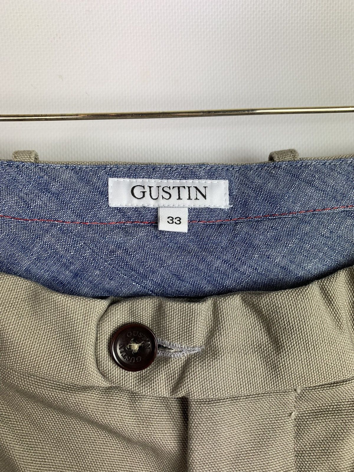 Gustin Gustin California Heavy cotton straight fit washed chino Size US 33 - 11 Thumbnail
