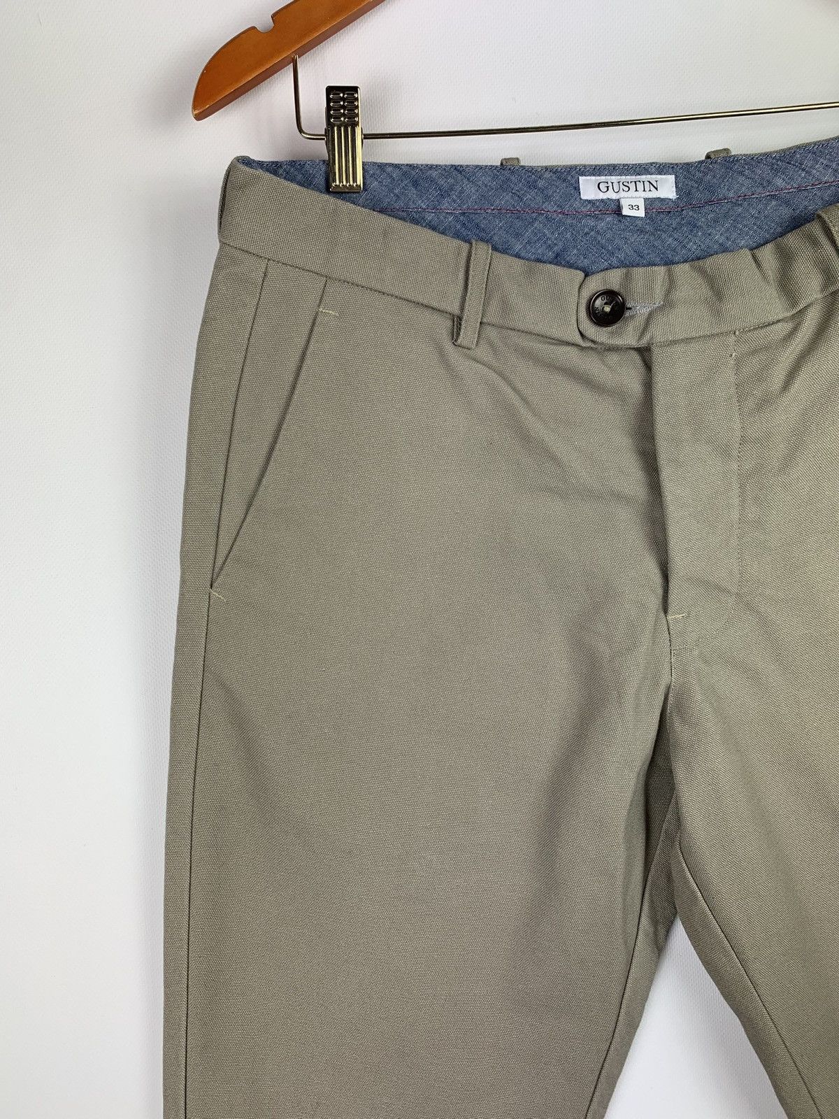 Gustin Gustin California Heavy cotton straight fit washed chino Size US 33 - 8 Thumbnail