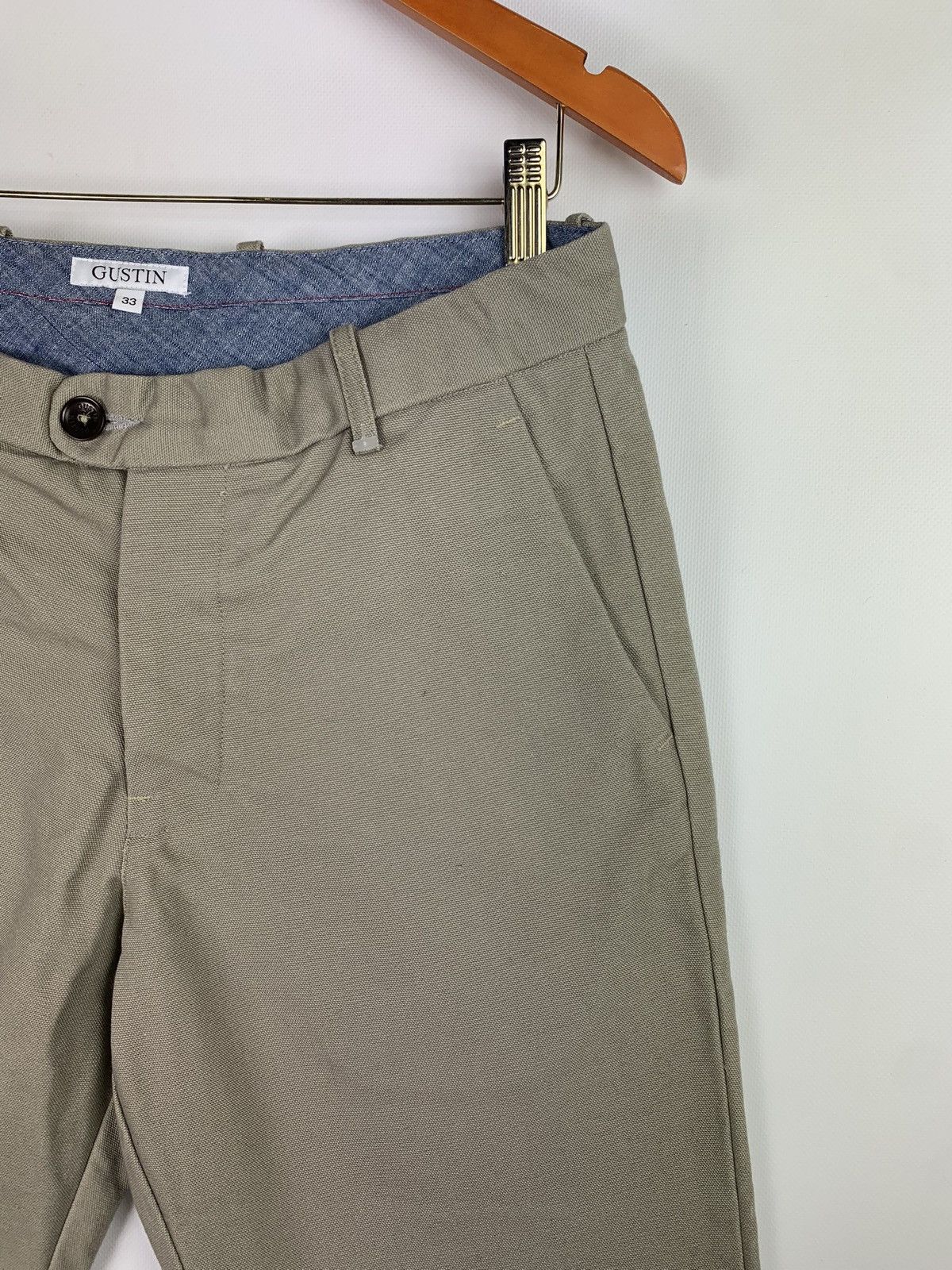 Gustin Gustin California Heavy cotton straight fit washed chino Size US 33 - 7 Thumbnail