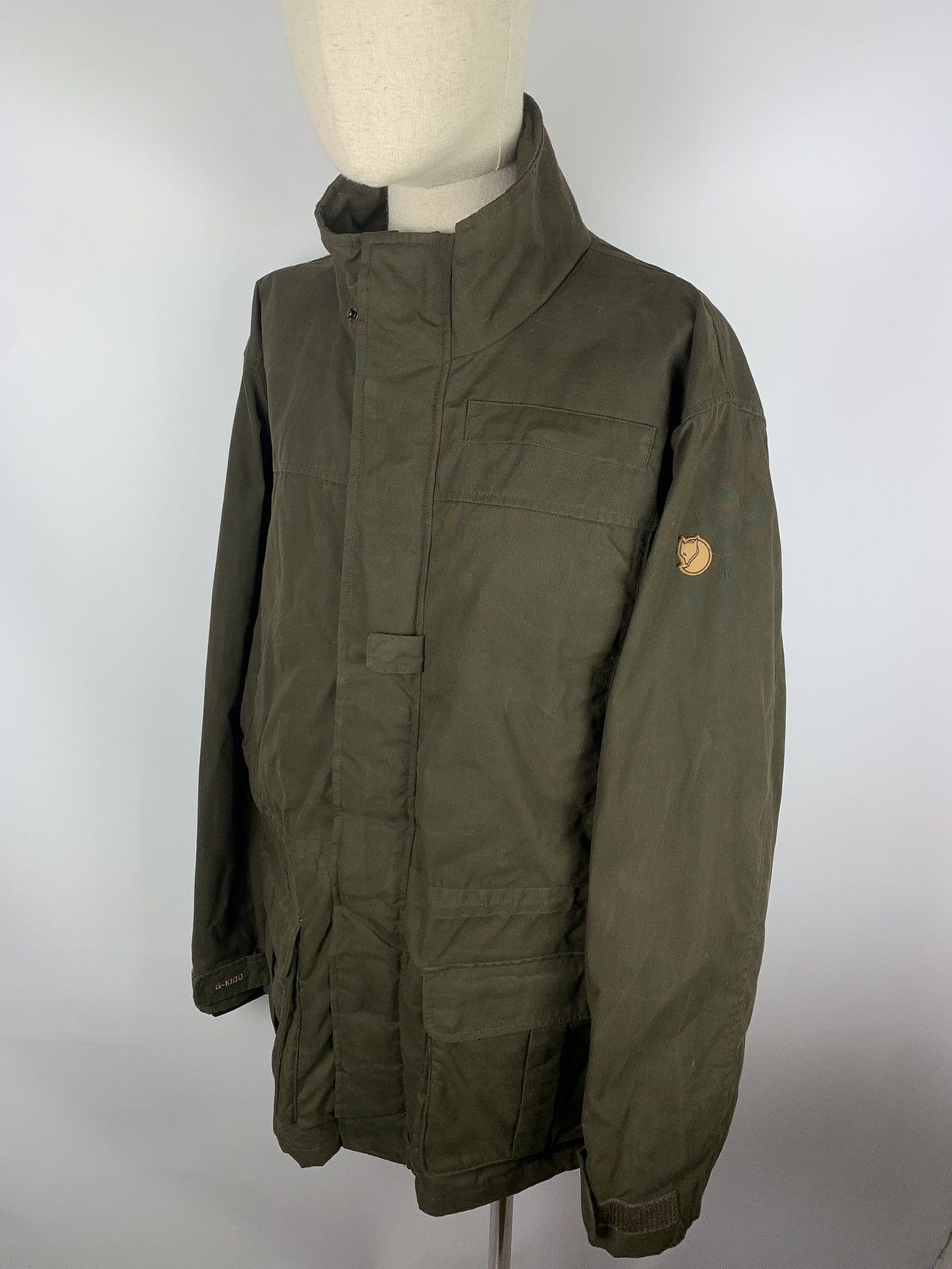 image of Fjallraven x Outdoor Life Fjällräven Brenner Jacket G-1000 Hydratic Deep Forest Hunt in Olive (Size