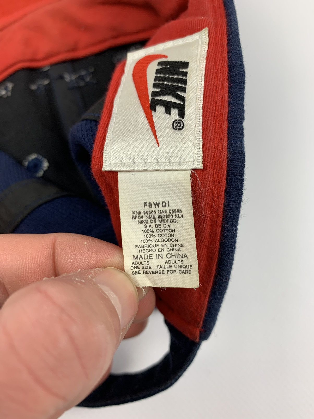 Nike × Vintage Nike Vintage cap 90's Size ONE SIZE - 8 Thumbnail