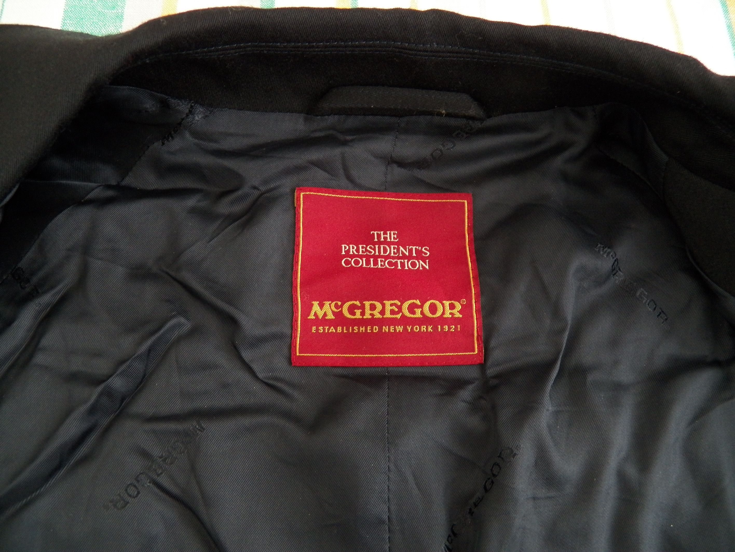 McGregor President's Collection MENS COAT US/UK44 EU54 overcoat wool Size US L / EU 52-54 / 3 - 4 Thumbnail