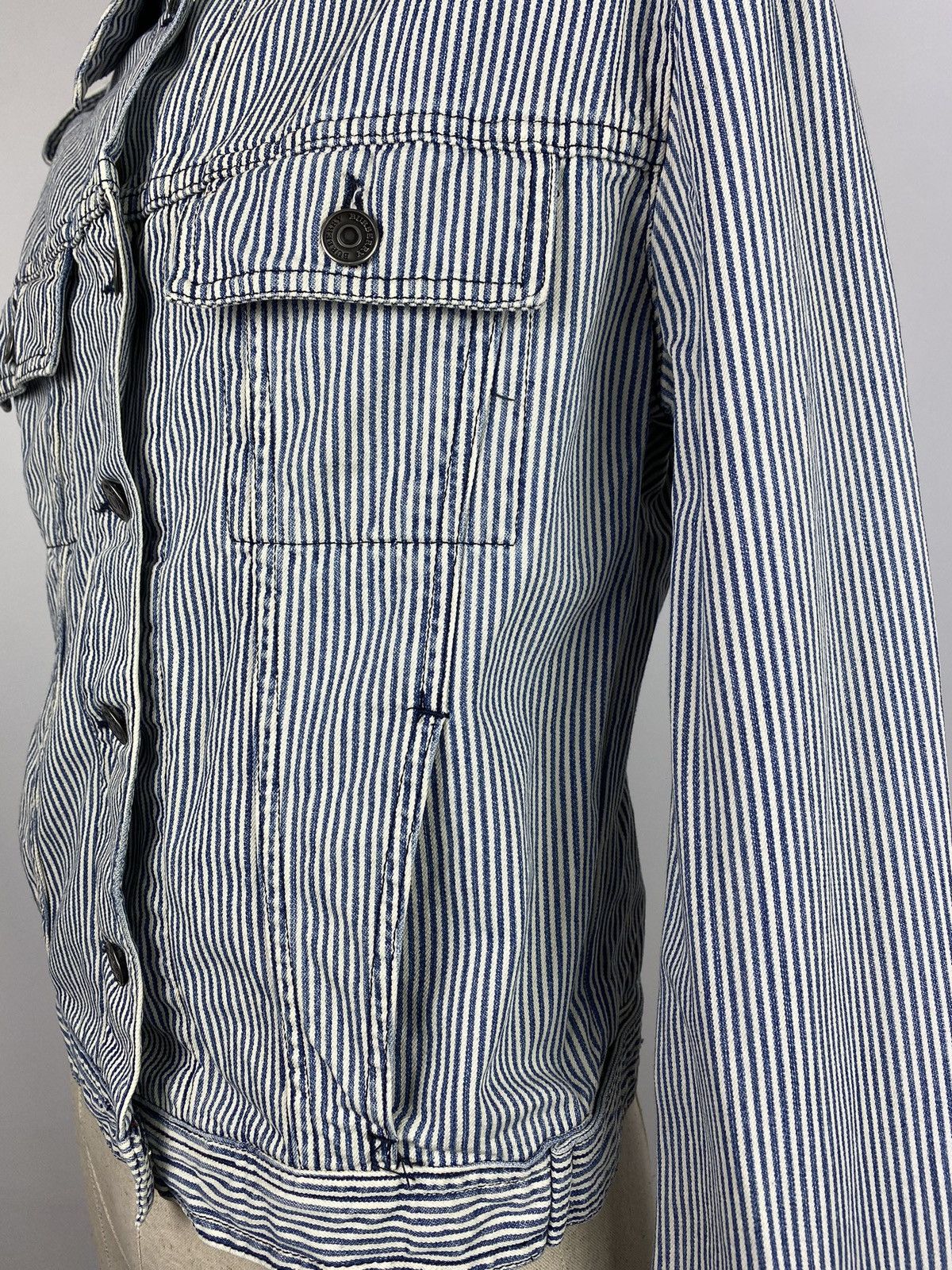 Burberry × Vintage Burberry London vintage women military style striped jacket Size XL / US 12-14 / IT 48-50 - 5 Thumbnail