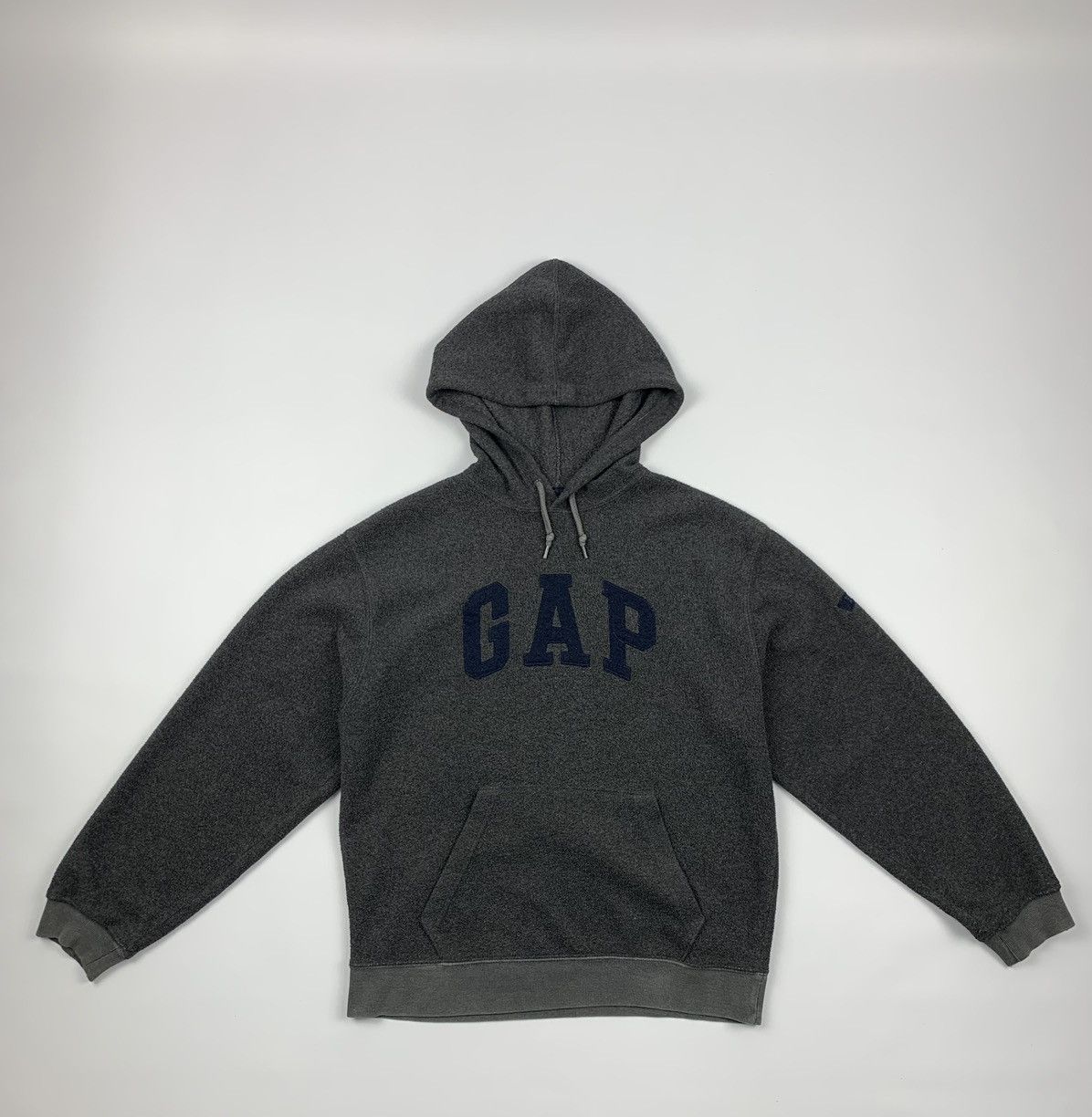 Gap × Vintage Vintage Gap Fleece Teddy Hoodie Big Logo Korea Hype Size US S / EU 44-46 / 1 - 1 Thumbnail