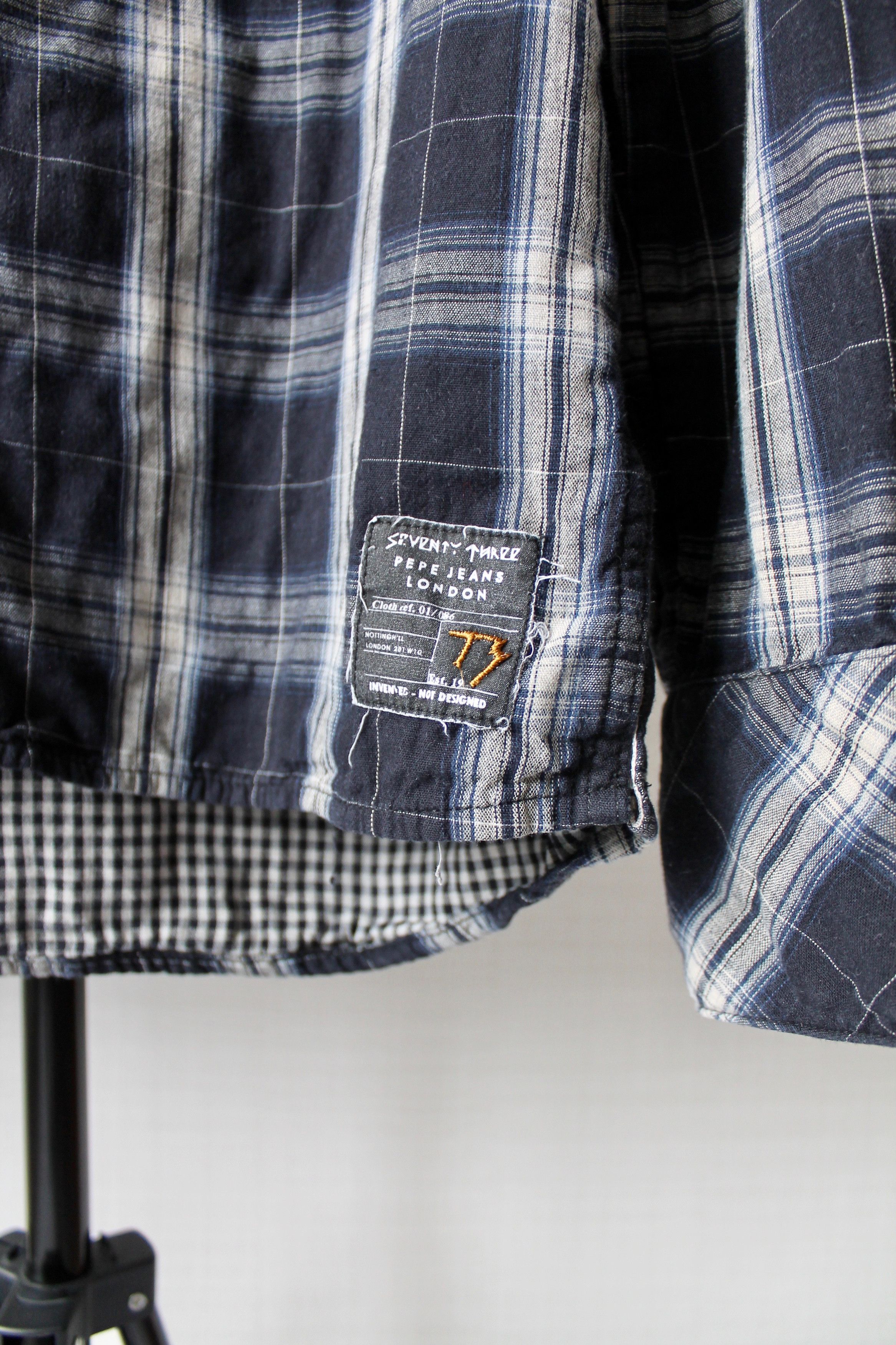 Pepe Jeans Pepe Jeans 2 Layer Cotton Shirt Checkered Shirt Size US M / EU 48-50 / 2 - 2 Thumbnail