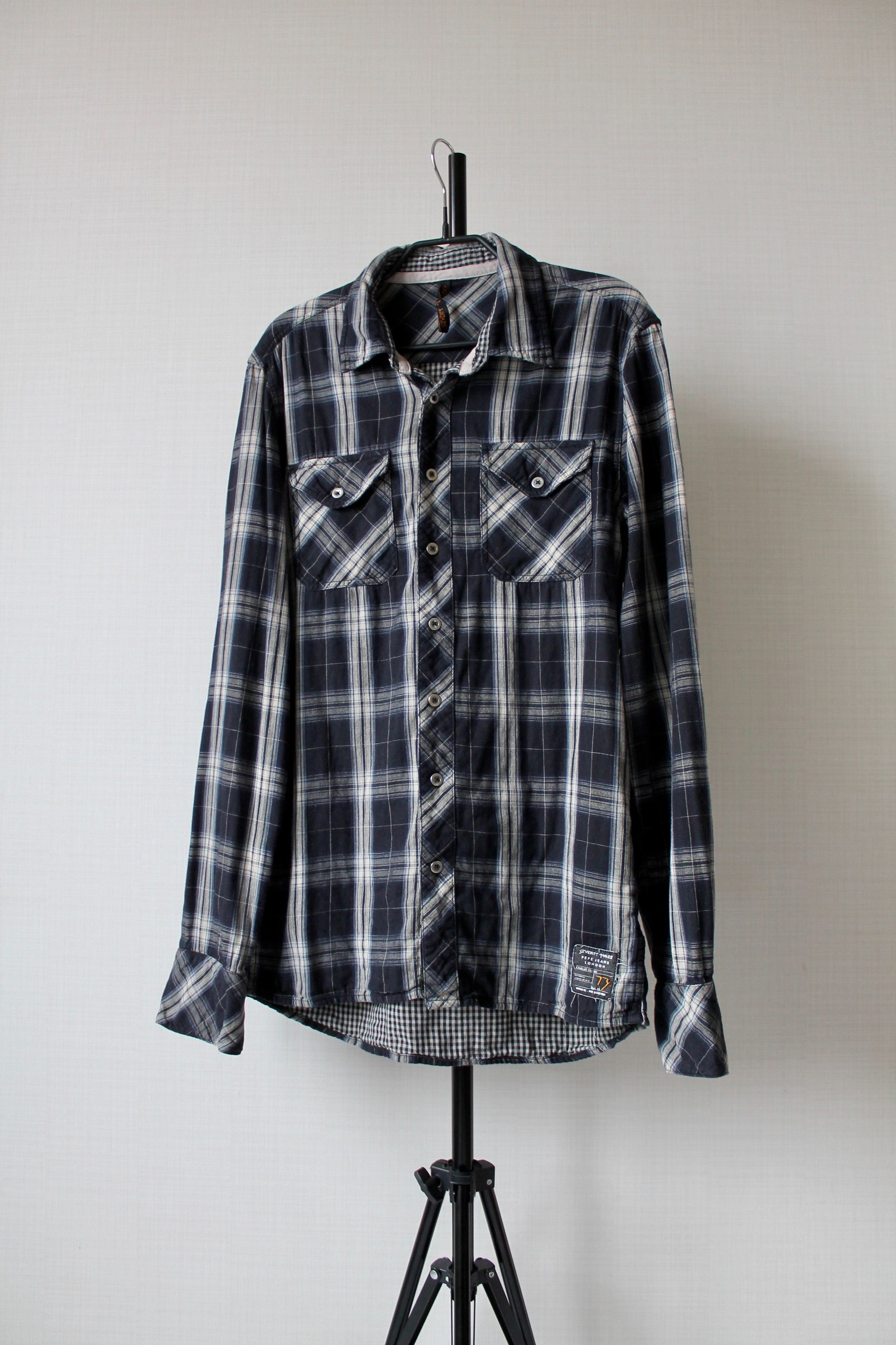 Pepe Jeans Pepe Jeans 2 Layer Cotton Shirt Checkered Shirt Size US M / EU 48-50 / 2 - 1 Thumbnail