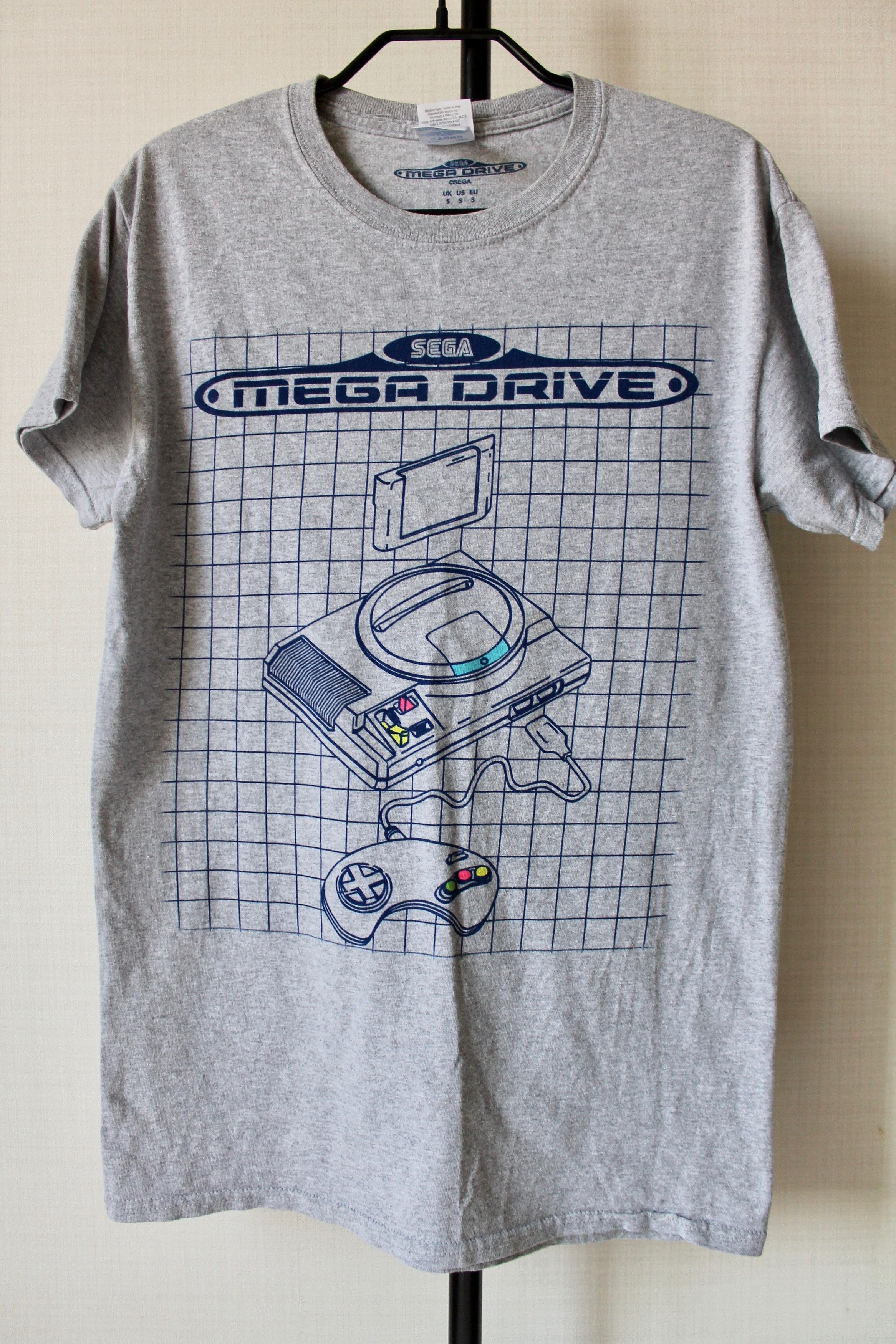 Vintage Sega Mega Drive Vintage T-shirt Gray Small Size US S / EU 44-46 / 1 - 7 Thumbnail