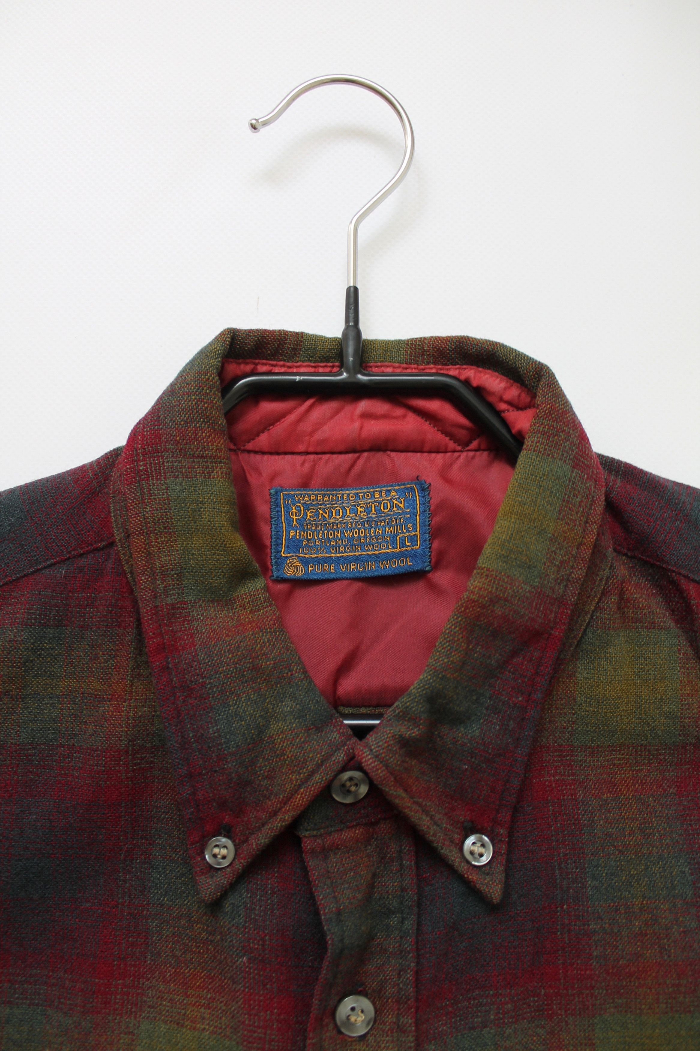 Pendleton VINTAGE Pendleton Virgin Wool 100% Shirt Short sleeve Plaid Size US L / EU 52-54 / 3 - 7 Thumbnail