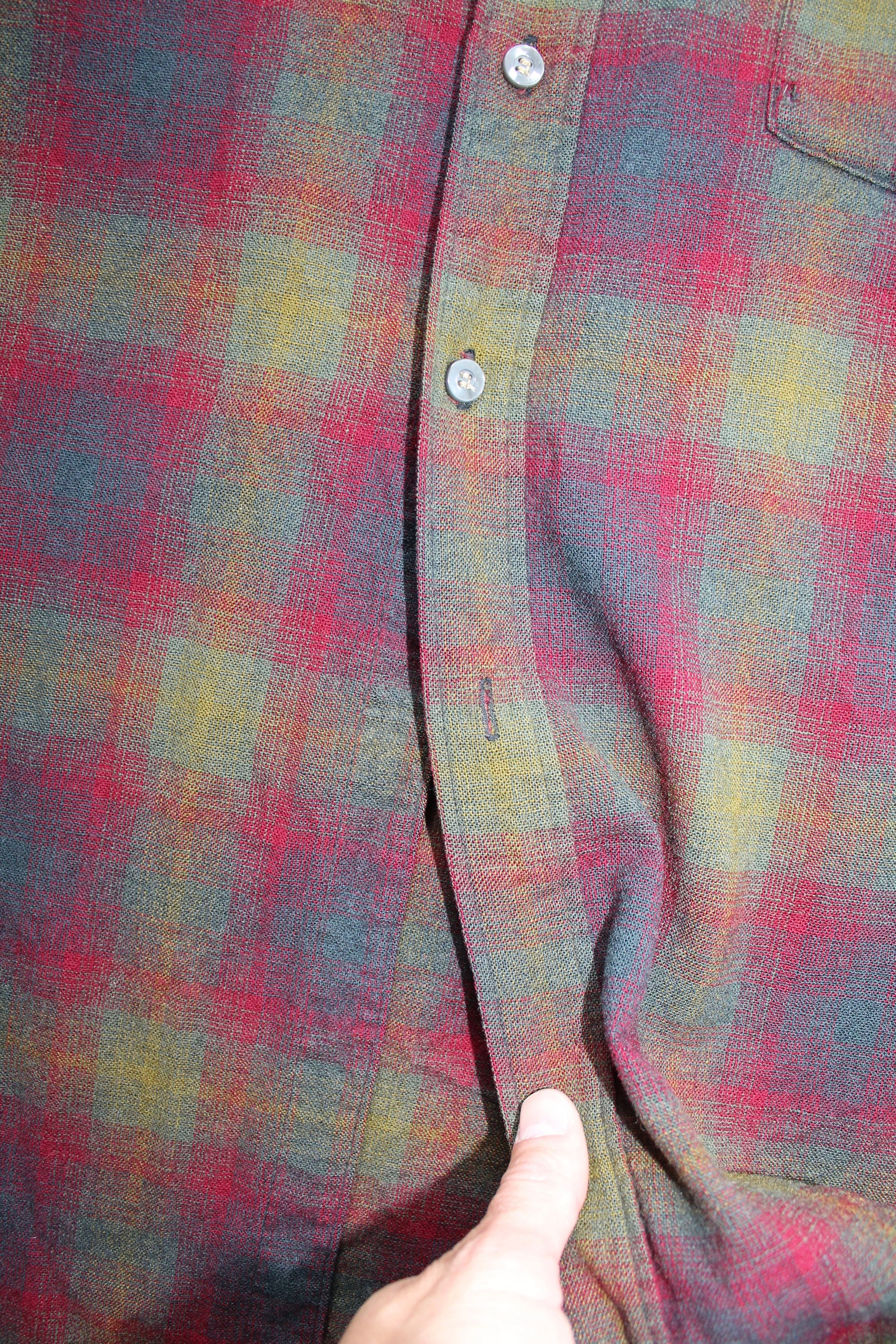Pendleton VINTAGE Pendleton Virgin Wool 100% Shirt Short sleeve Plaid Size US L / EU 52-54 / 3 - 4 Thumbnail