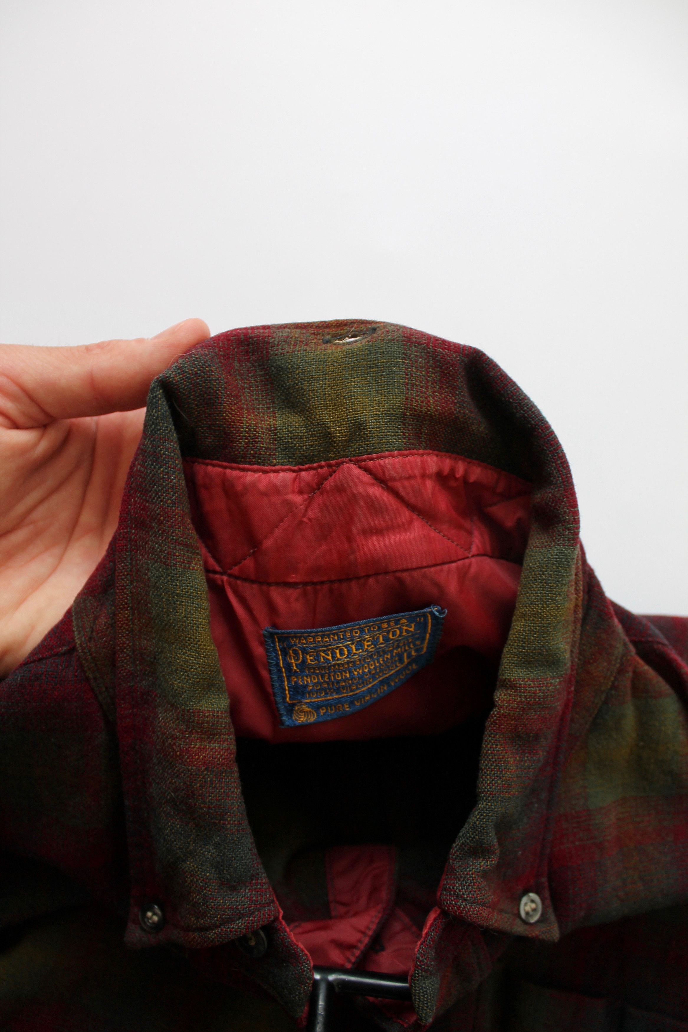 Pendleton VINTAGE Pendleton Virgin Wool 100% Shirt Short sleeve Plaid Size US L / EU 52-54 / 3 - 8 Thumbnail