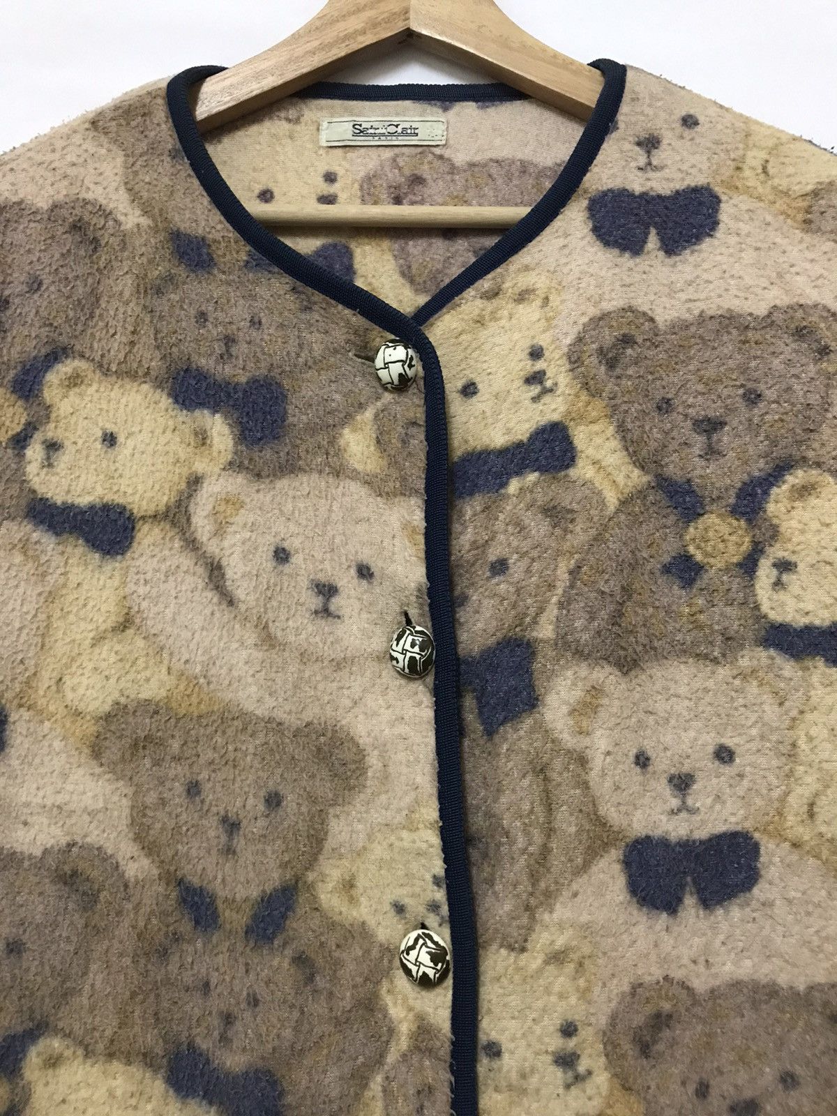 Designer × Japanese Brand Japanese Japan Saint Claire Wool Button Jacket Size US L / EU 52-54 / 3 - 4 Thumbnail