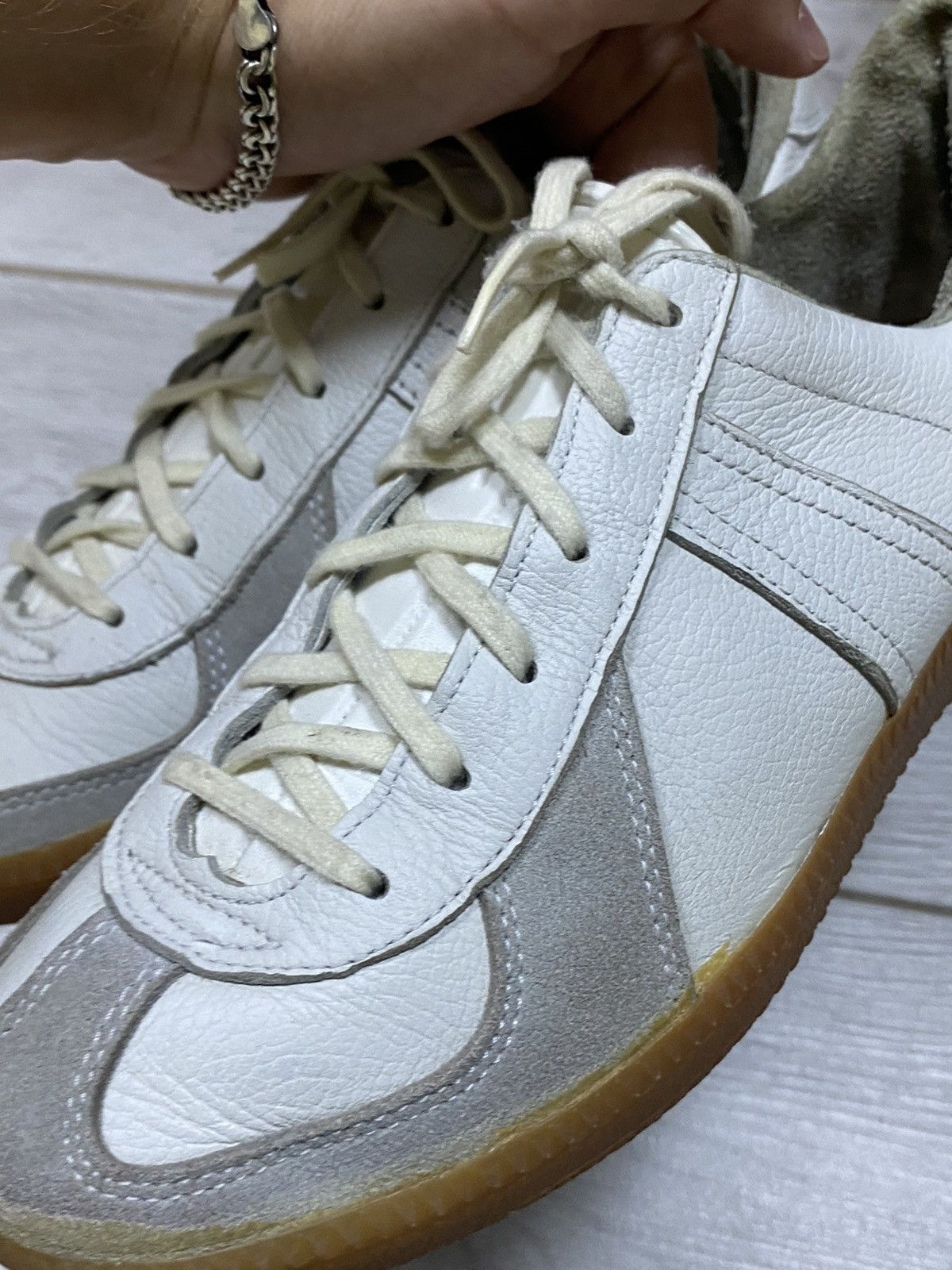 Vintage BW-sport 250 Maison Margiela vintage leather trainers Size US 6 / EU 39 - 9 Thumbnail