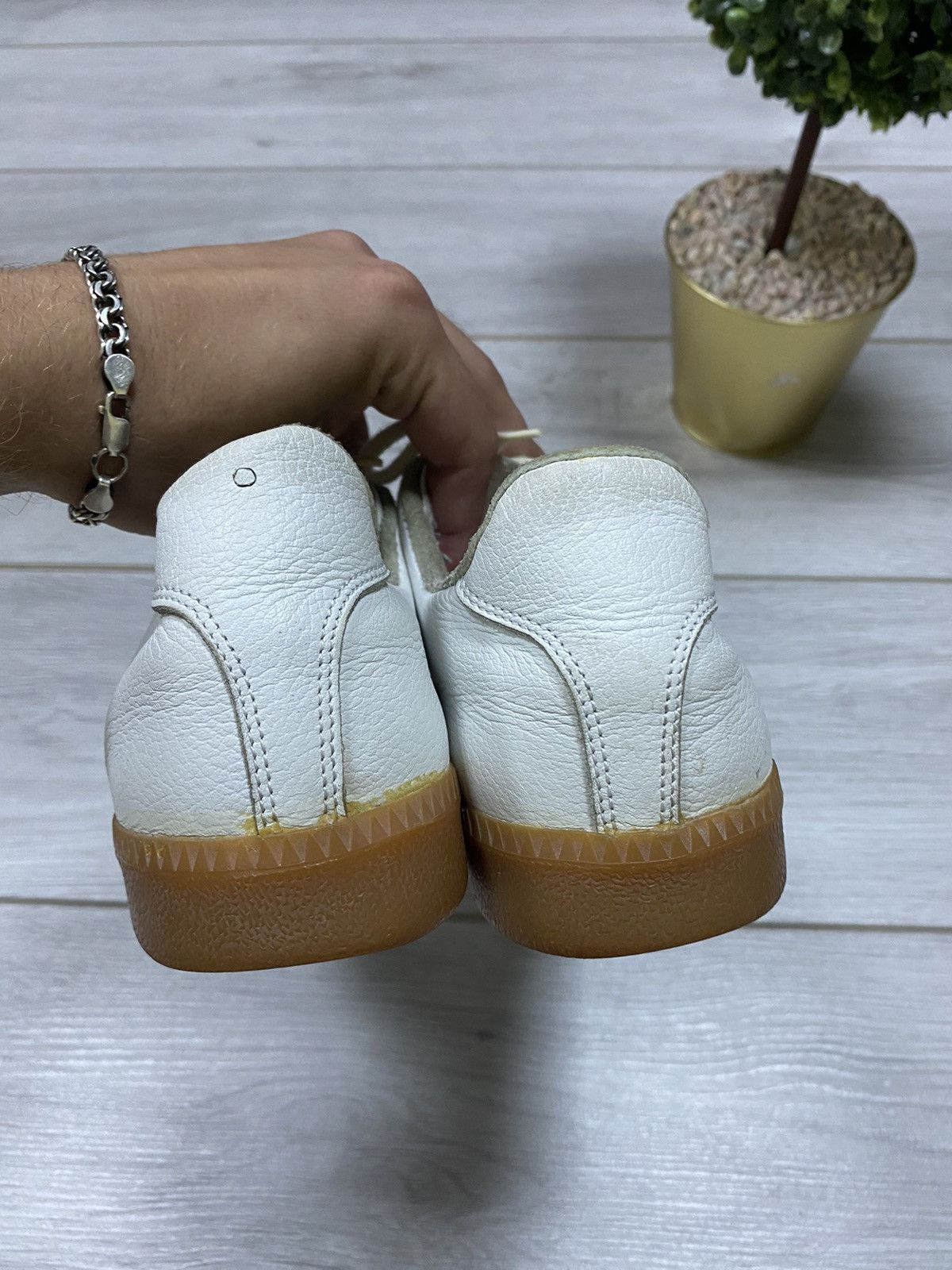 Vintage BW-sport 250 Maison Margiela vintage leather trainers Size US 6 / EU 39 - 4 Thumbnail