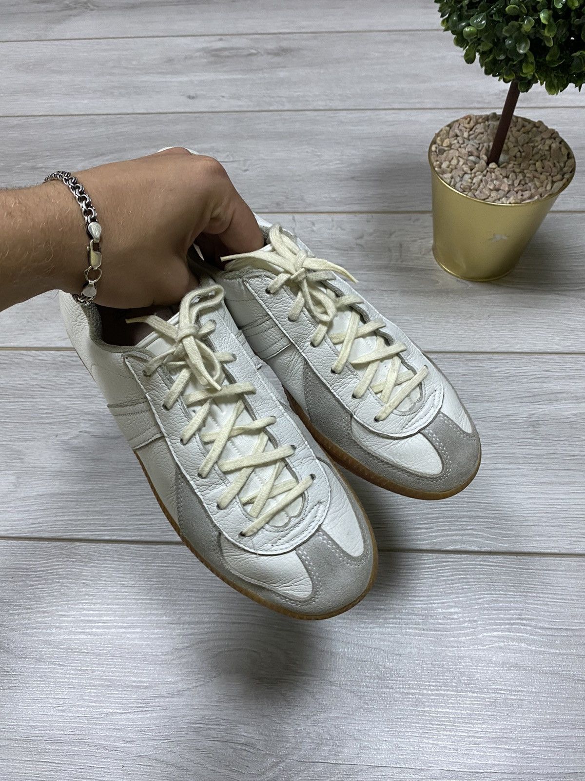 Vintage BW-sport 250 Maison Margiela vintage leather trainers Size US 6 / EU 39 - 7 Thumbnail