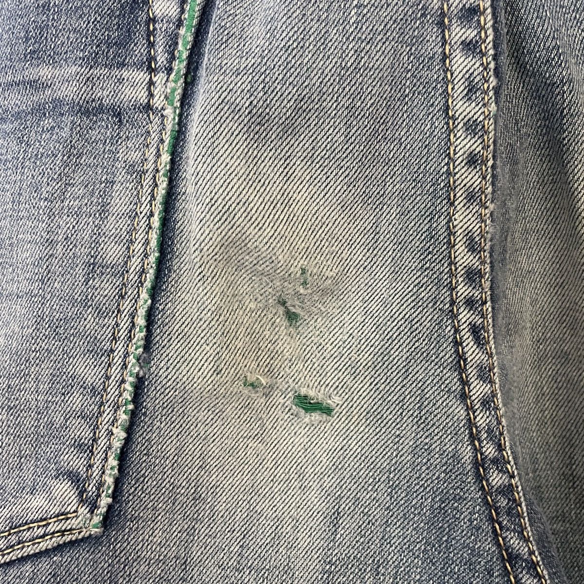 Vintage Vintage Jeanswest Green Denim Jeans Size US 30 / EU 46 - 10 Thumbnail