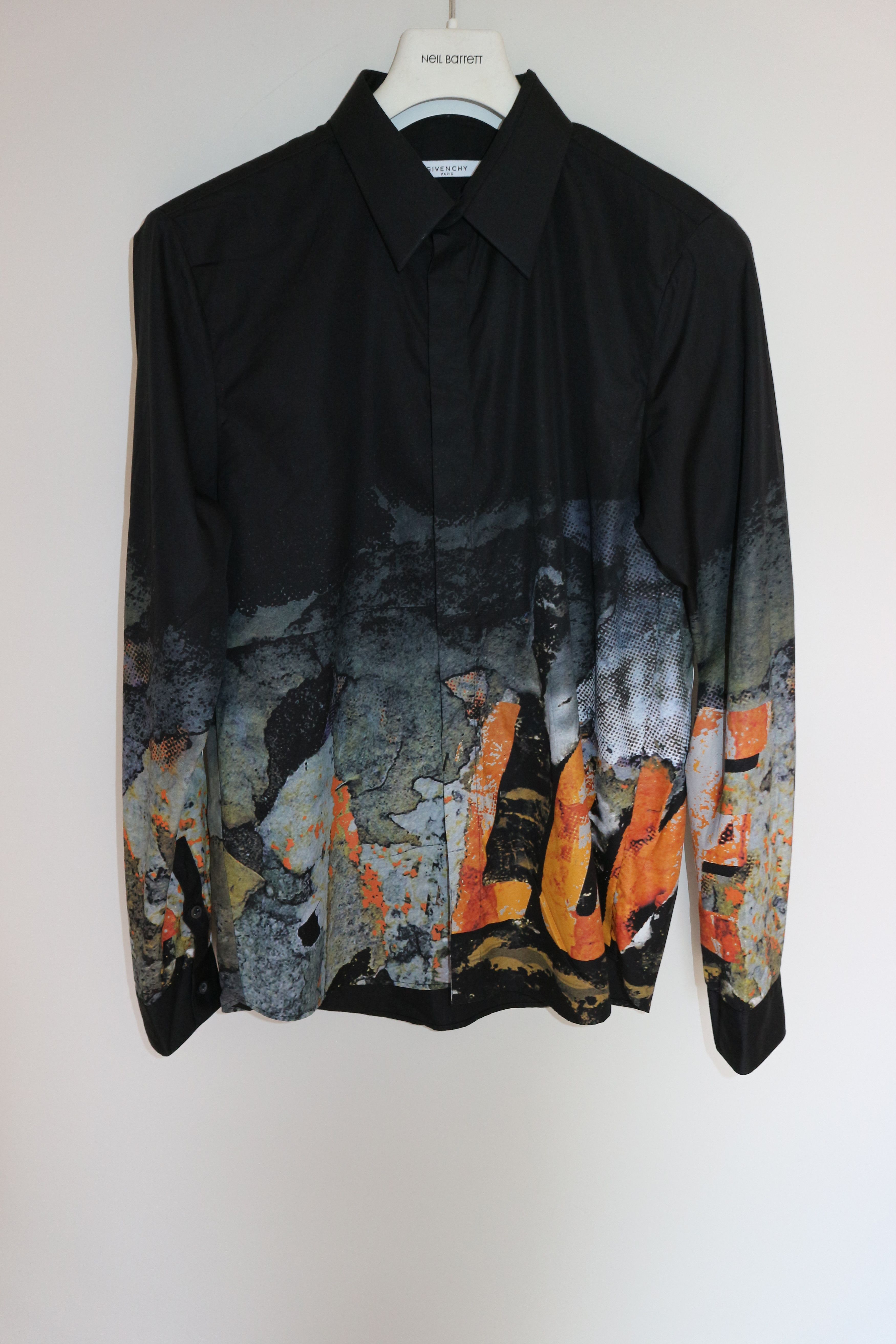 image of Givenchy War Of Love Shirt in Black, Men's (Size Small)