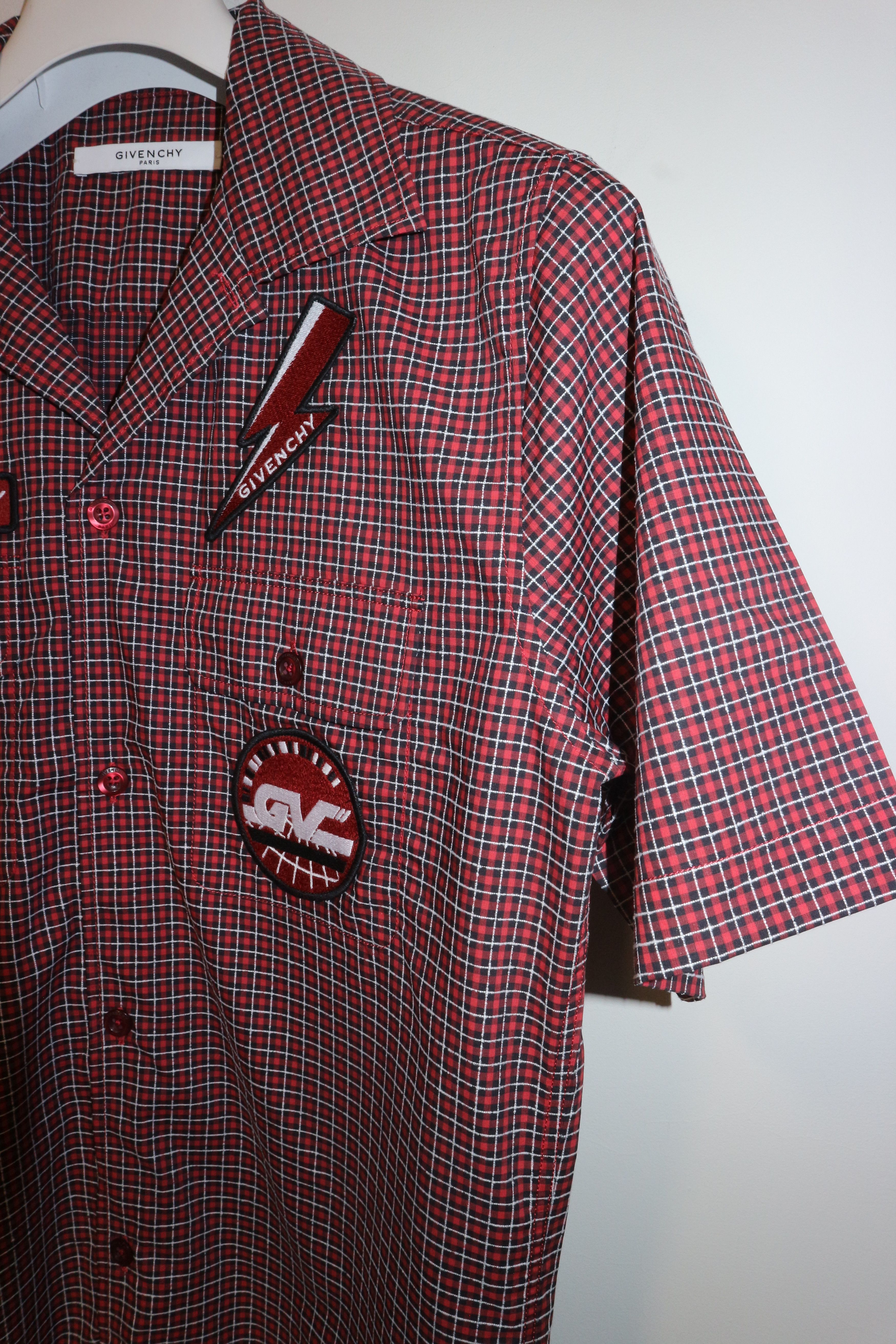 Givenchy Embroidered logo shirt Size US M / EU 48-50 / 2 - 2 Thumbnail