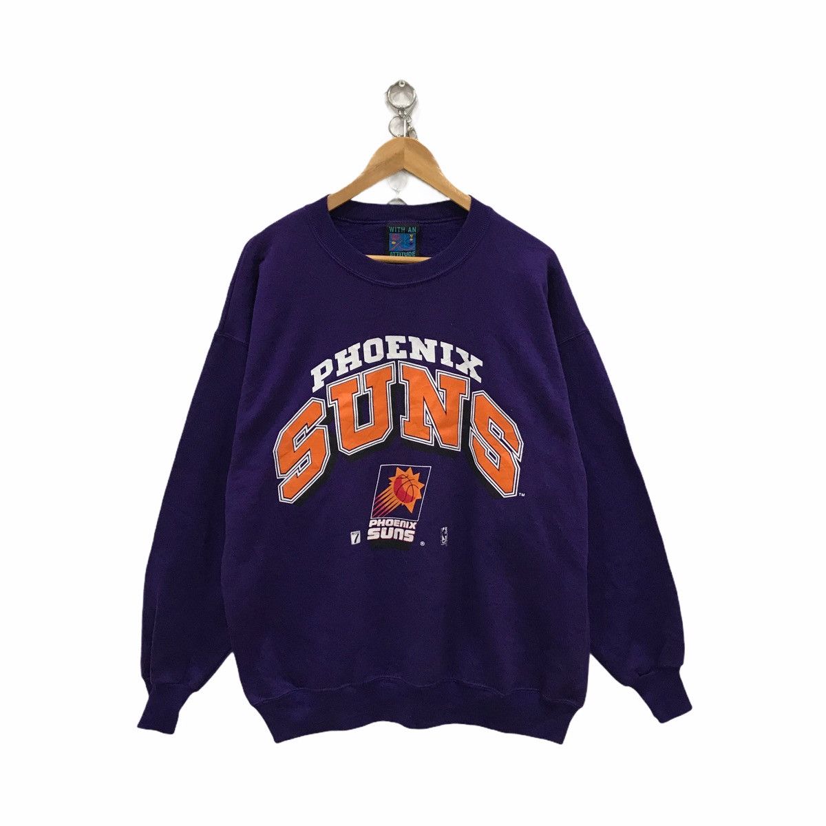 image of Nba Phoenix Suns Basketball Sweatshirt in Purple, Men's (Size XL)