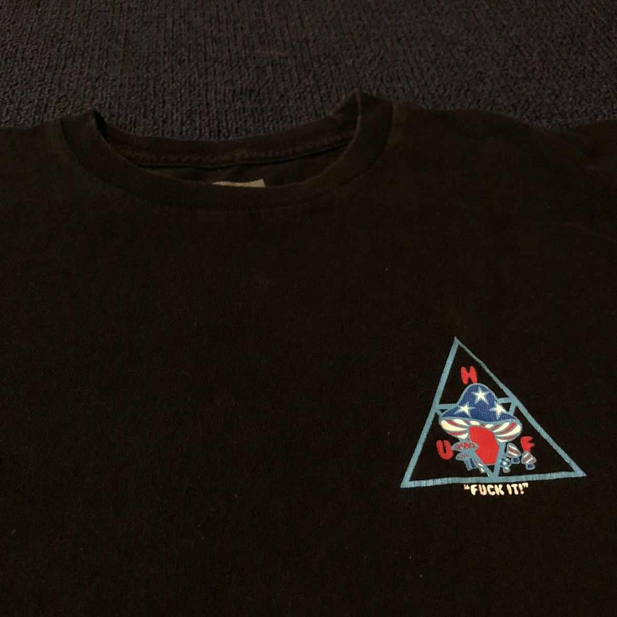 Huf Vintage HUF Worldwide Mushroom Fuck It Graphic Logo Tee Size US M / EU 48-50 / 2 - 6 Thumbnail