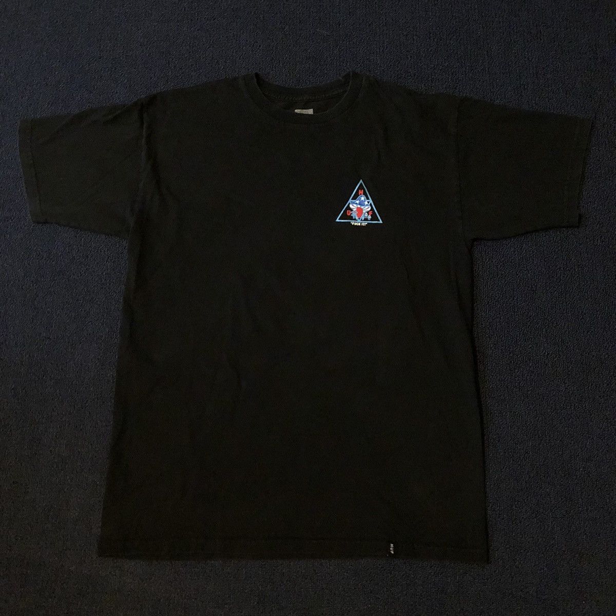 Huf Vintage HUF Worldwide Mushroom Fuck It Graphic Logo Tee Size US M / EU 48-50 / 2 - 3 Thumbnail