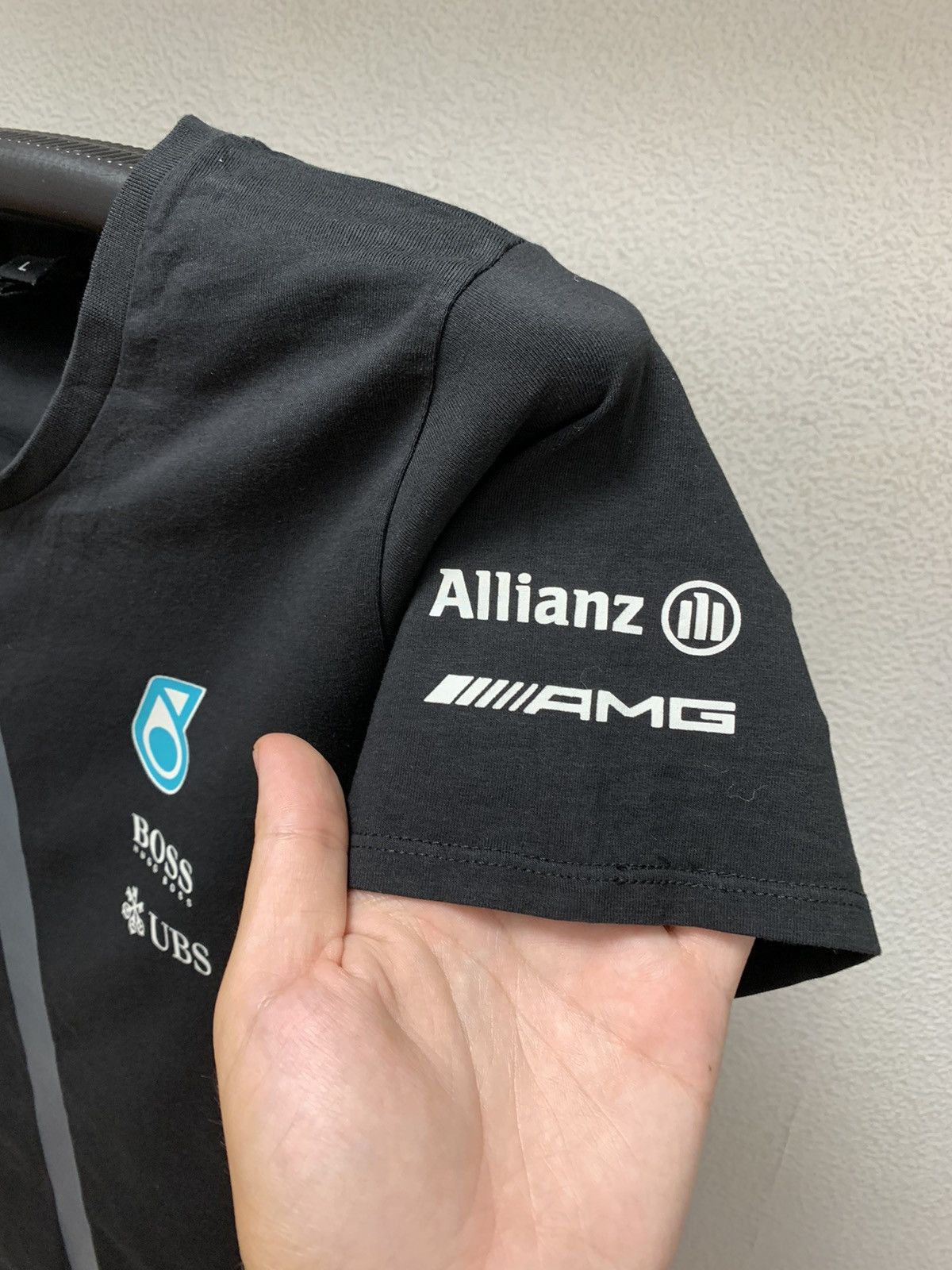 Formula 1 Mercedes Benz black t-shirt Petronas hugoboss blackberry S Size US S / EU 44-46 / 1 - 6 Thumbnail