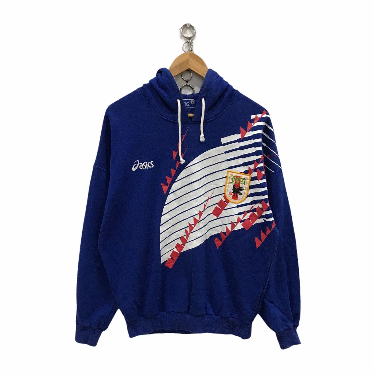 Asics × Japanese Brand Japan Football Association Sweatshirt Hoodies Size US L / EU 52-54 / 3 - 1 Thumbnail