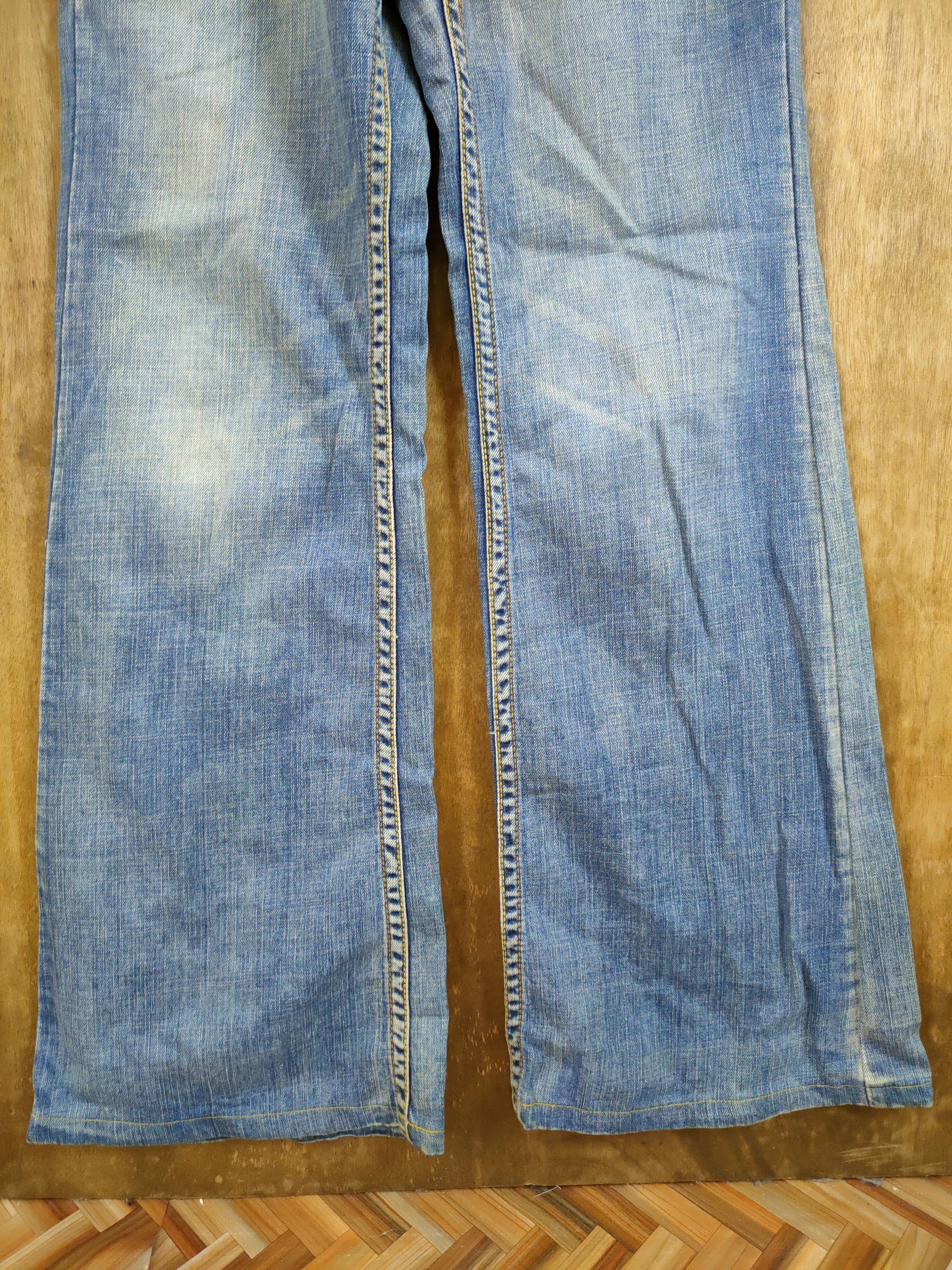 Japanese Brand Japan denim vintage overall streetwear pants #1082DLL Size 29" - 3 Thumbnail