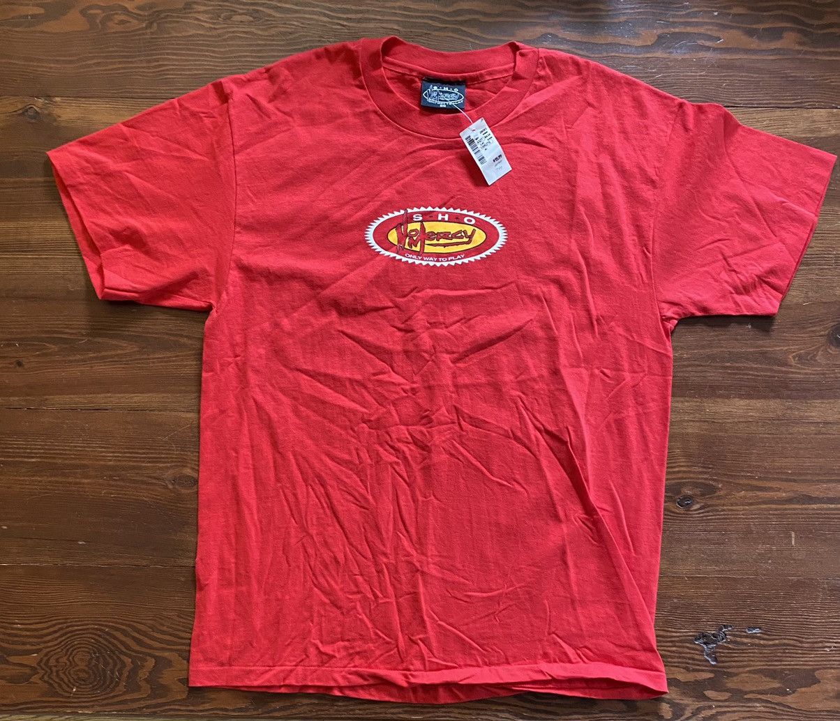 Vintage Vintage NWT 90’s S.H.O. No Mercy Single Stitch Big Image Tee Size US XL / EU 56 / 4 - 2 Thumbnail