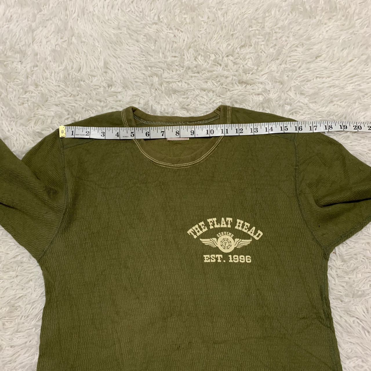 The Flat Head Vtg The Flat Head Long Sleeve Made in Japan Size US S / EU 44-46 / 1 - 6 Thumbnail