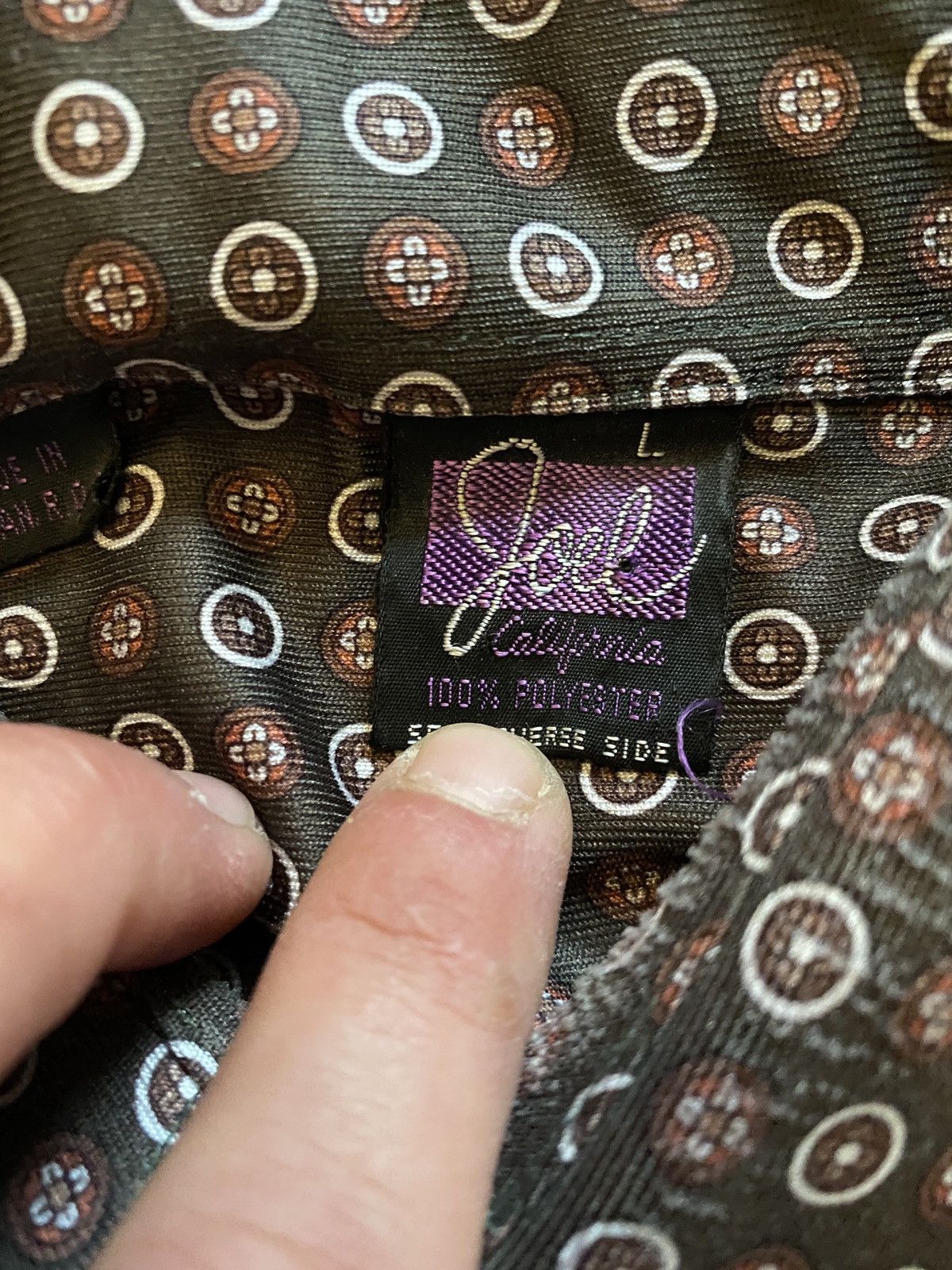 Retrofit Vintage 70’s Joel California Polyester Long Sleeve Button Up Size US L / EU 52-54 / 3 - 4 Thumbnail
