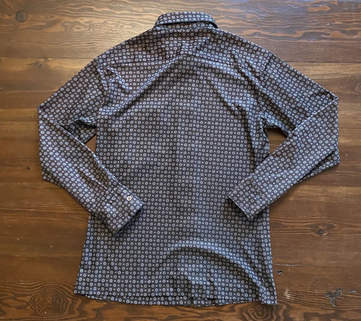 Retrofit Vintage 70’s Joel California Polyester Long Sleeve Button Up Size US L / EU 52-54 / 3 - 11 Thumbnail