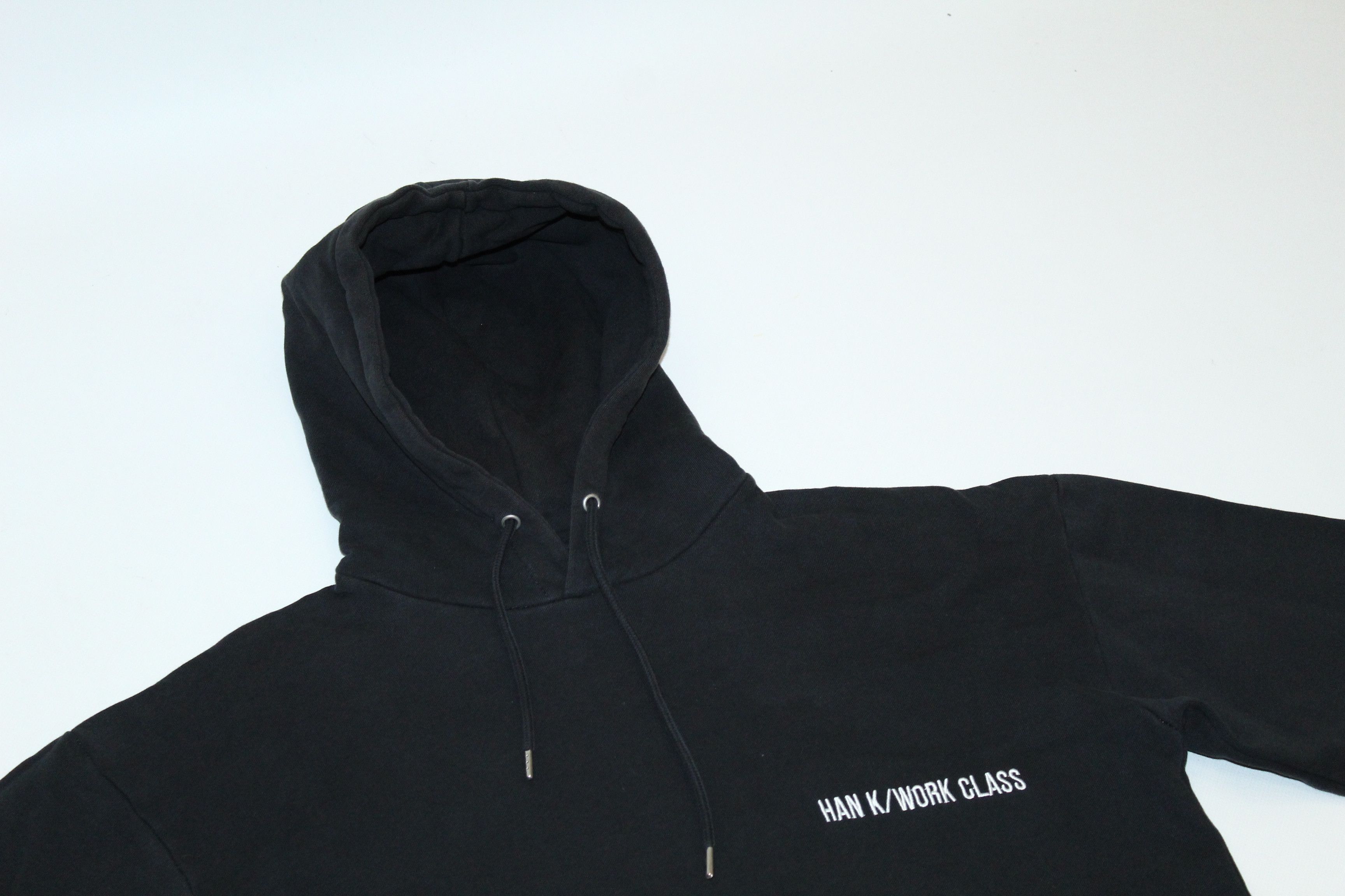 Han Kjobenhavn Han Kjobenhavn SS20 Work Class Faded Black Baggy Hoodie Size US L / EU 52-54 / 3 - 3 Thumbnail