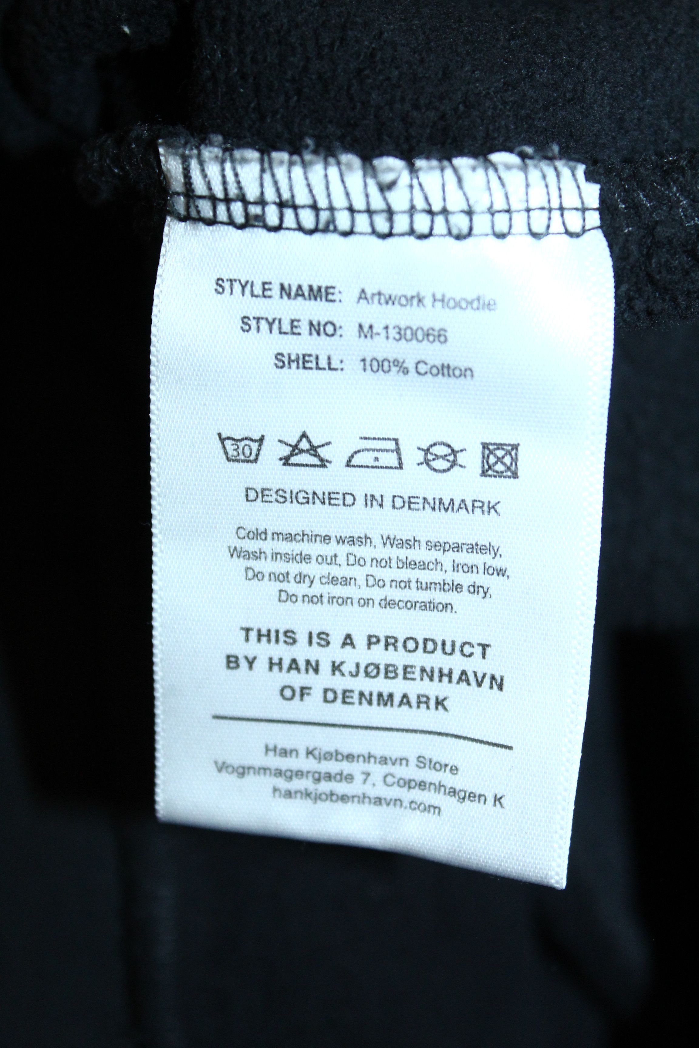 Han Kjobenhavn Han Kjobenhavn SS20 Work Class Faded Black Baggy Hoodie Size US L / EU 52-54 / 3 - 6 Thumbnail