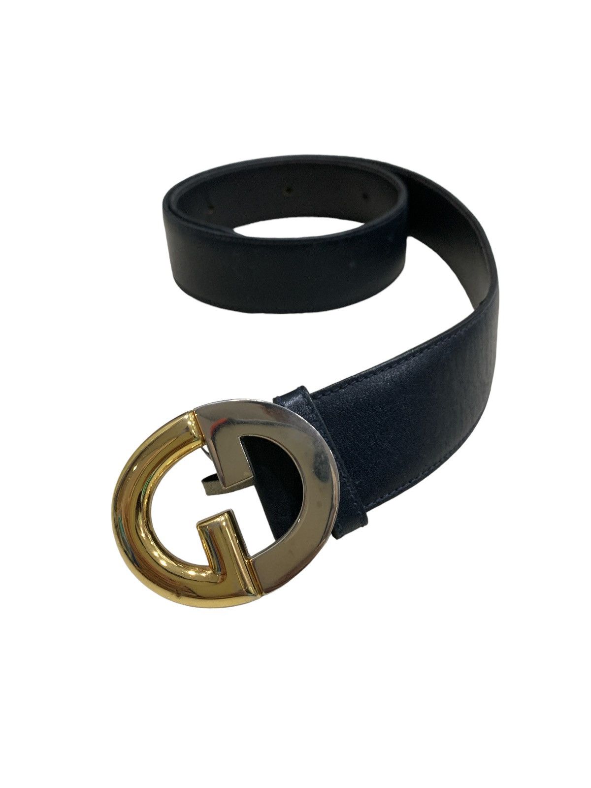 Gucci VINTAGE 1980s GUCCI GG LEATHER BELT 28" Size 28 - 1 Thumbnail