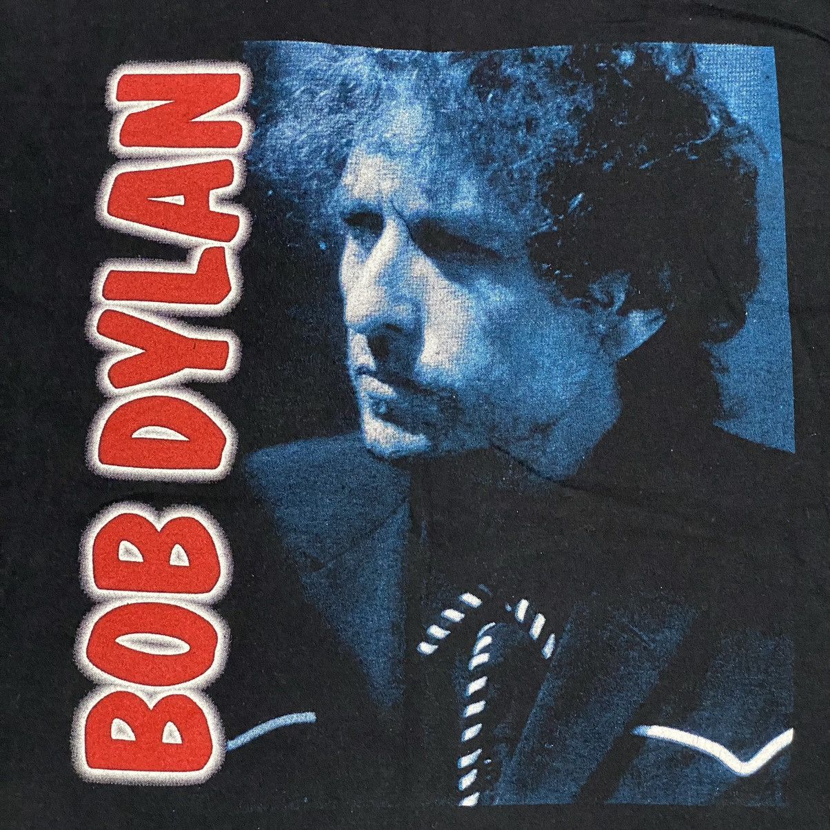 Band Tees VTG 90S BOB DYLAN TOUR Size US XL / EU 56 / 4 - 4 Thumbnail
