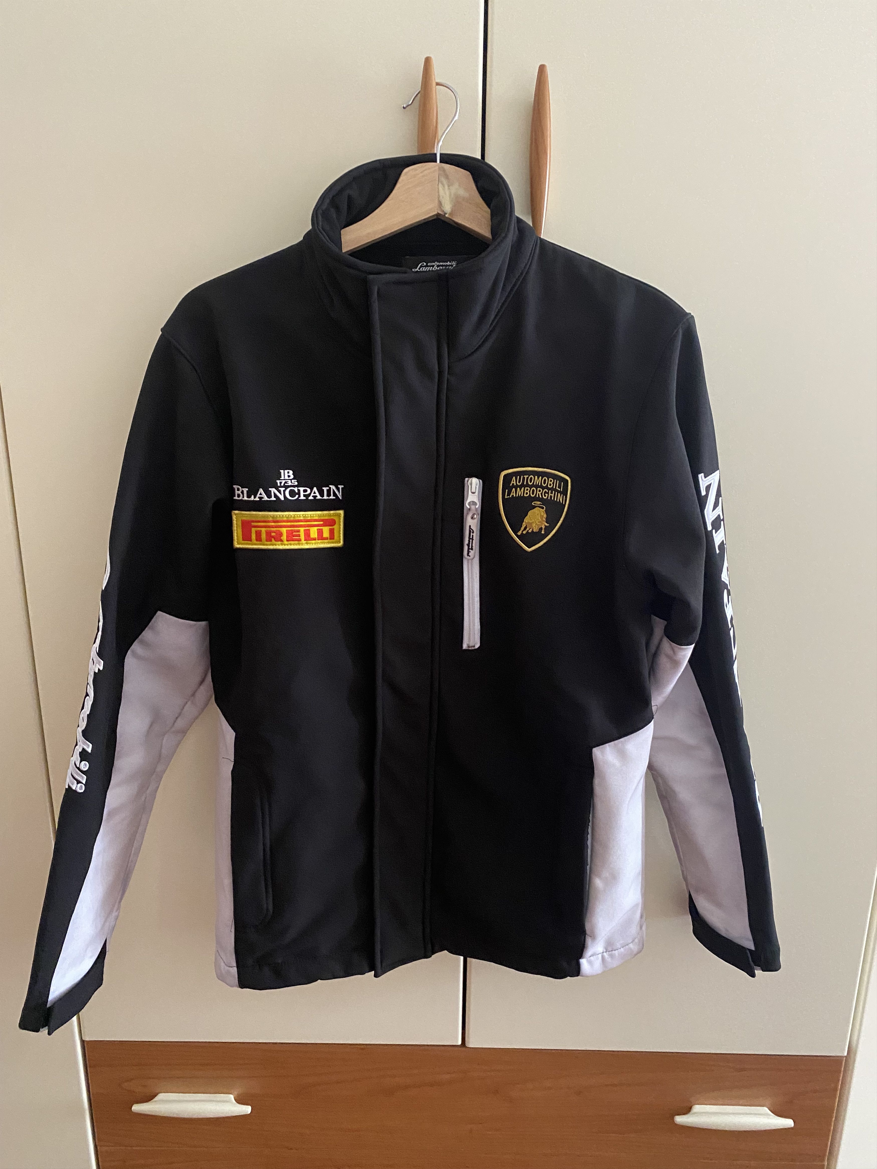Lamborghini Lamborghini ‘Squadra Corse’ Softshell Racing Jacket Black ...