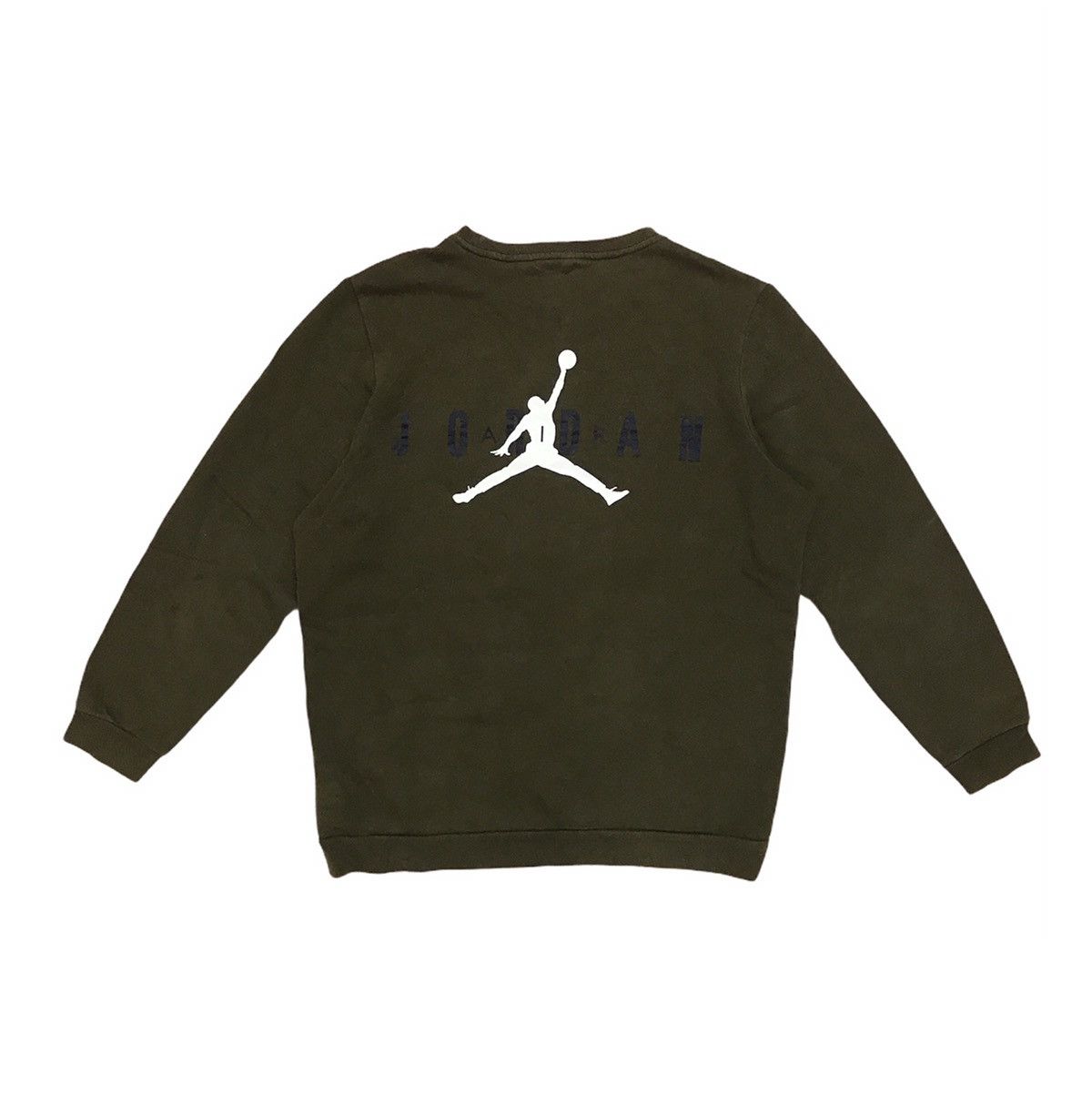 Jordan Brand × NBA Vintage Air Jordan Crewneck Sweatshirt Big Logo Spell Out Size US L / EU 52-54 / 3 - 1 Thumbnail