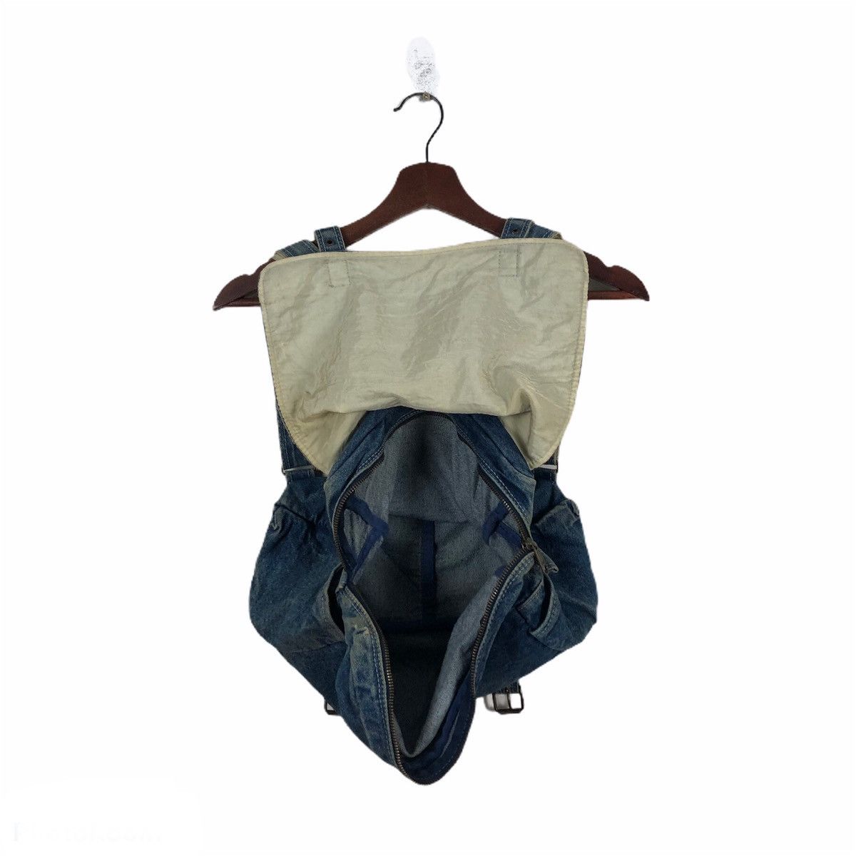 Japanese Brand SHORT BAG DENIM VIA DEMIZON INSPIRED BY KAPITAL JAPAN Size ONE SIZE - 2 Thumbnail